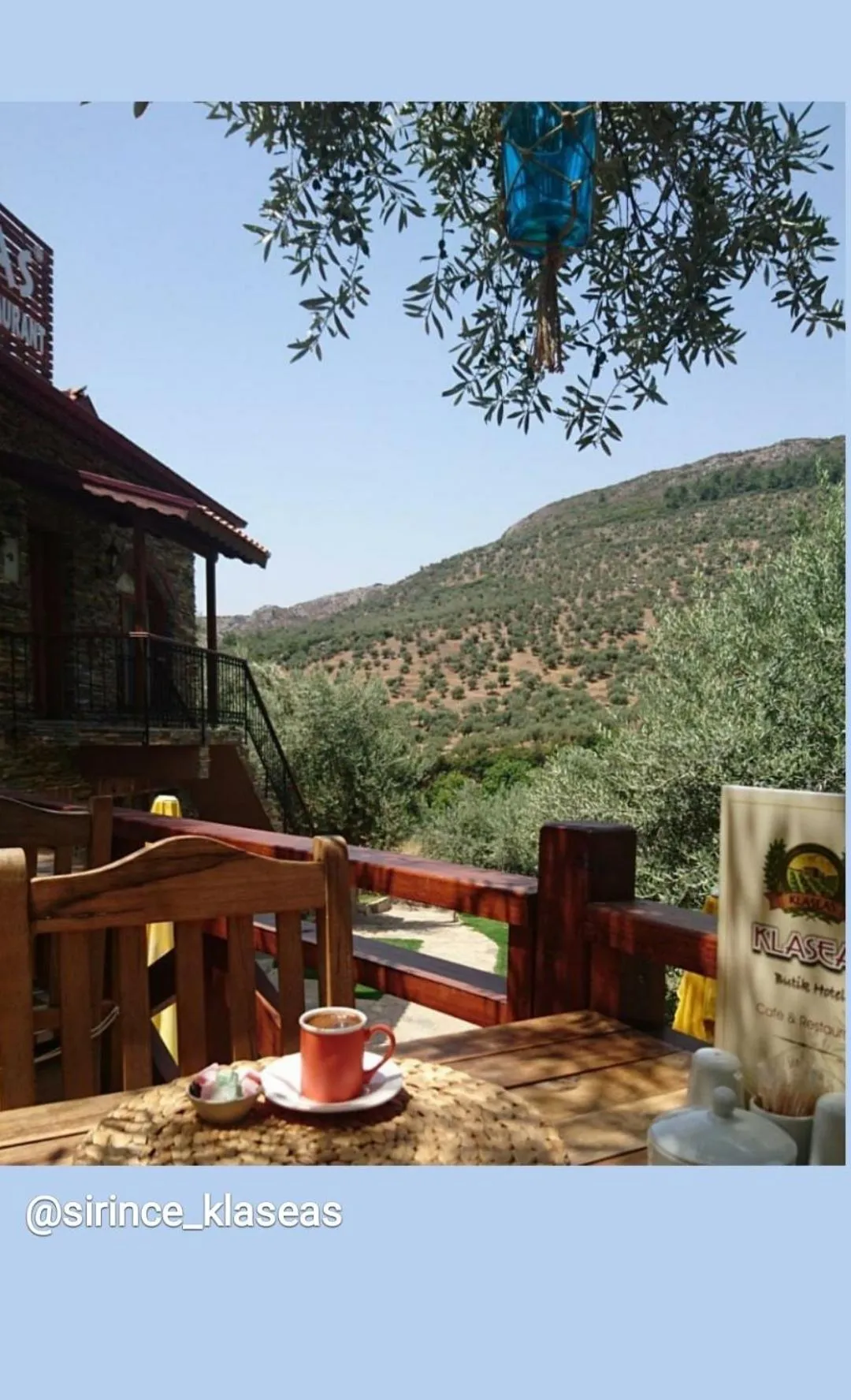 Patio in Şirince Klaseas Hotel&Restaurant