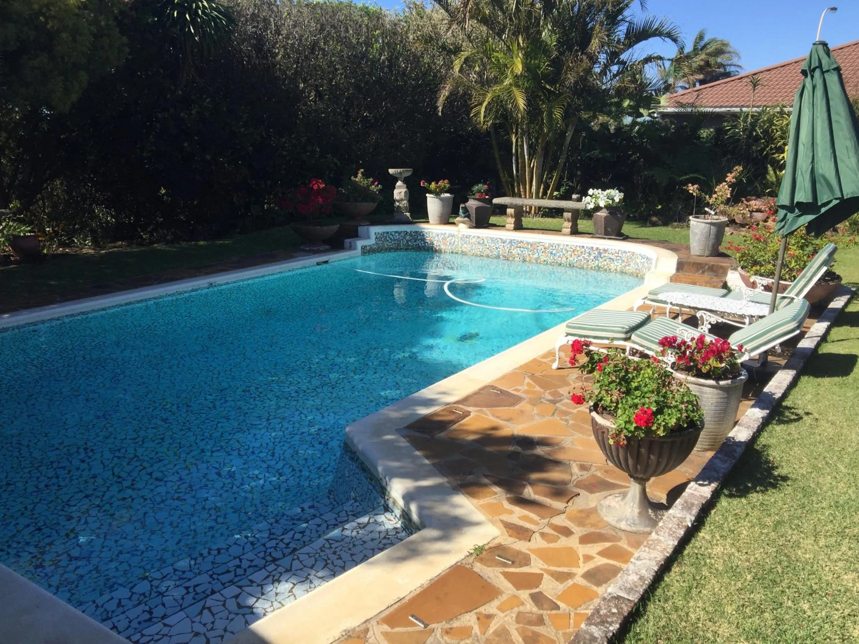 Swimming pool in Jackie's B&B