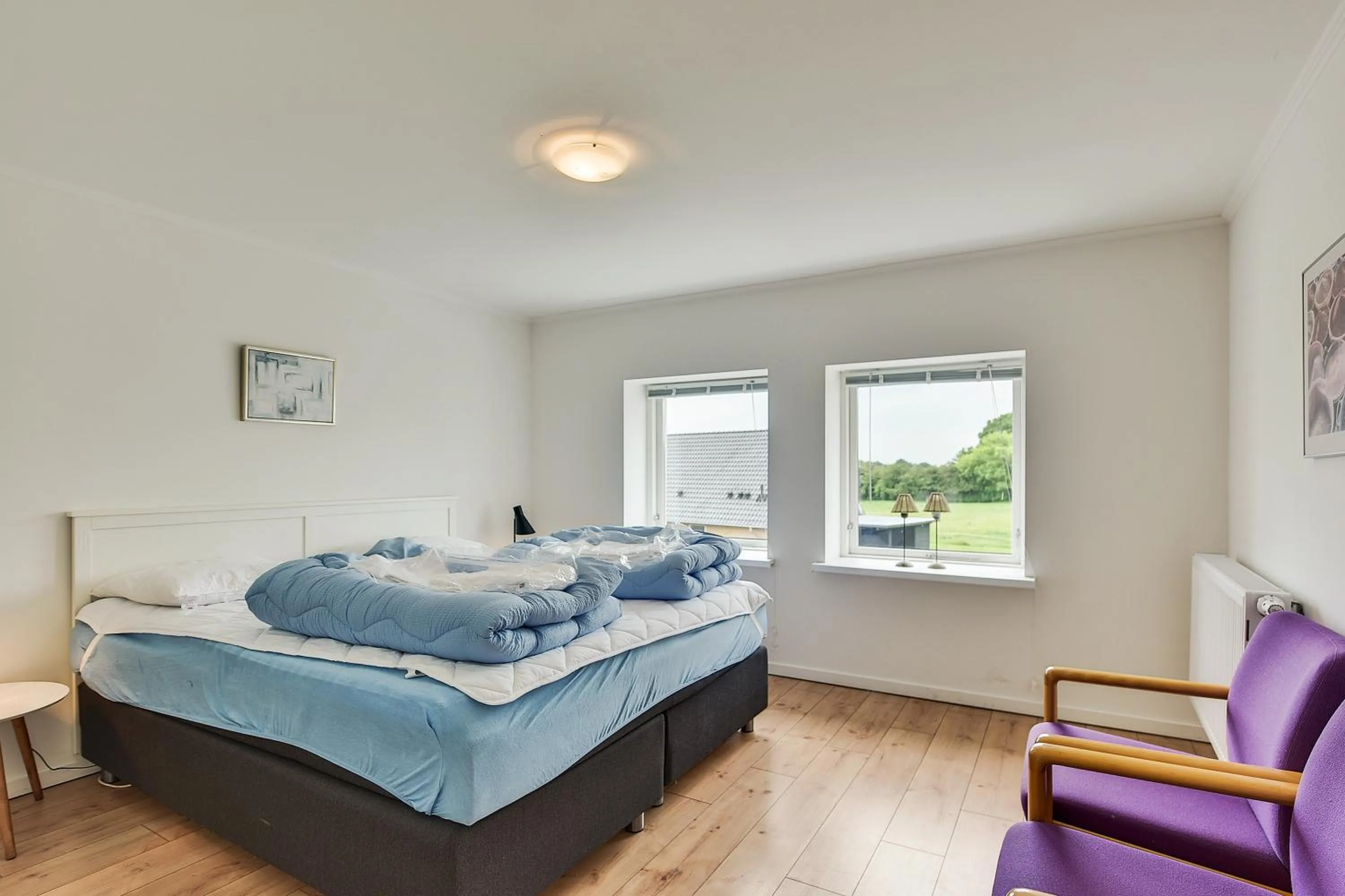 Bedroom, Bed in Bjerndrup Lejlighed