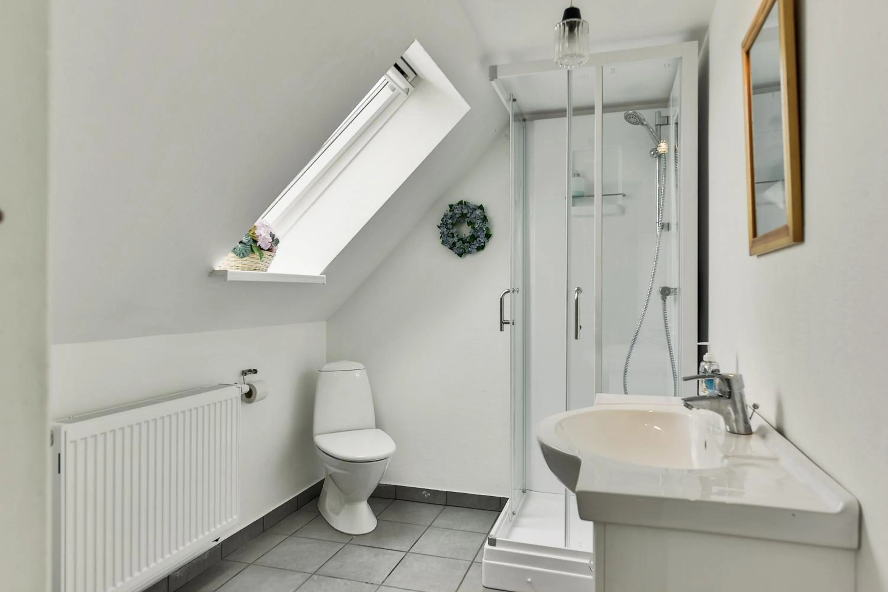 Bathroom in Bjerndrup Lejlighed