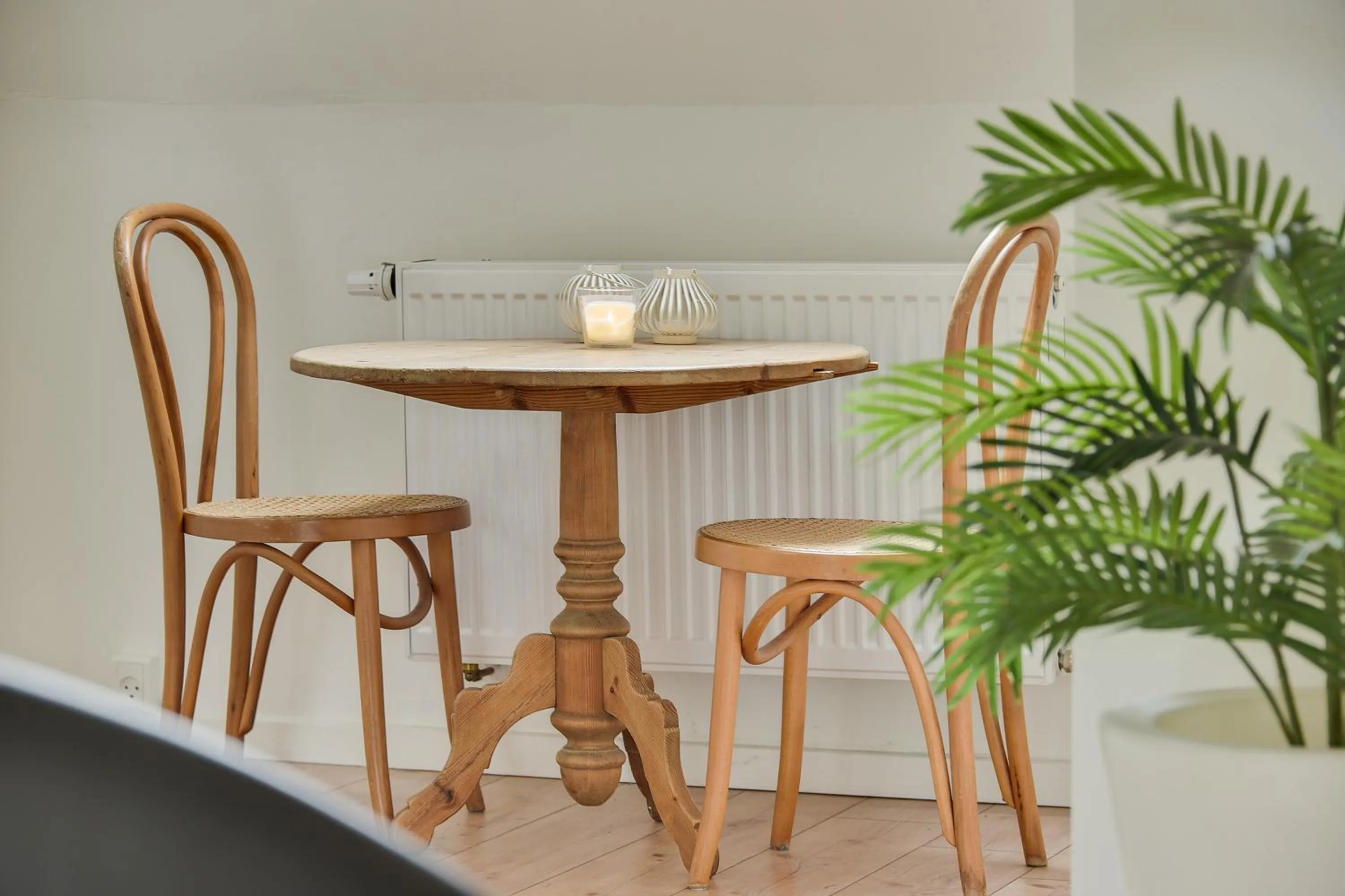 Kitchen or kitchenette in Bjerndrup Lejlighed