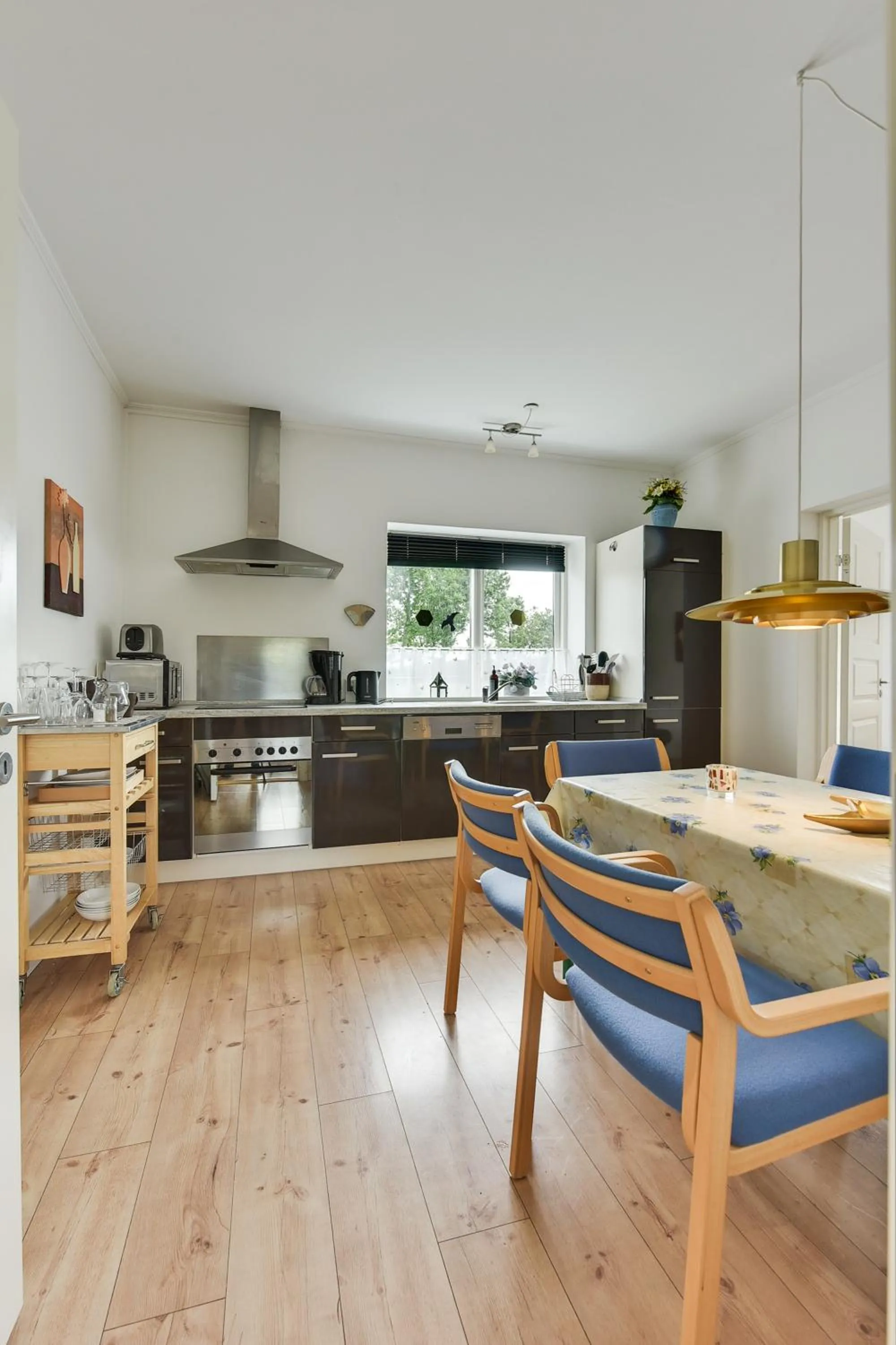 Kitchen or kitchenette in Bjerndrup Lejlighed