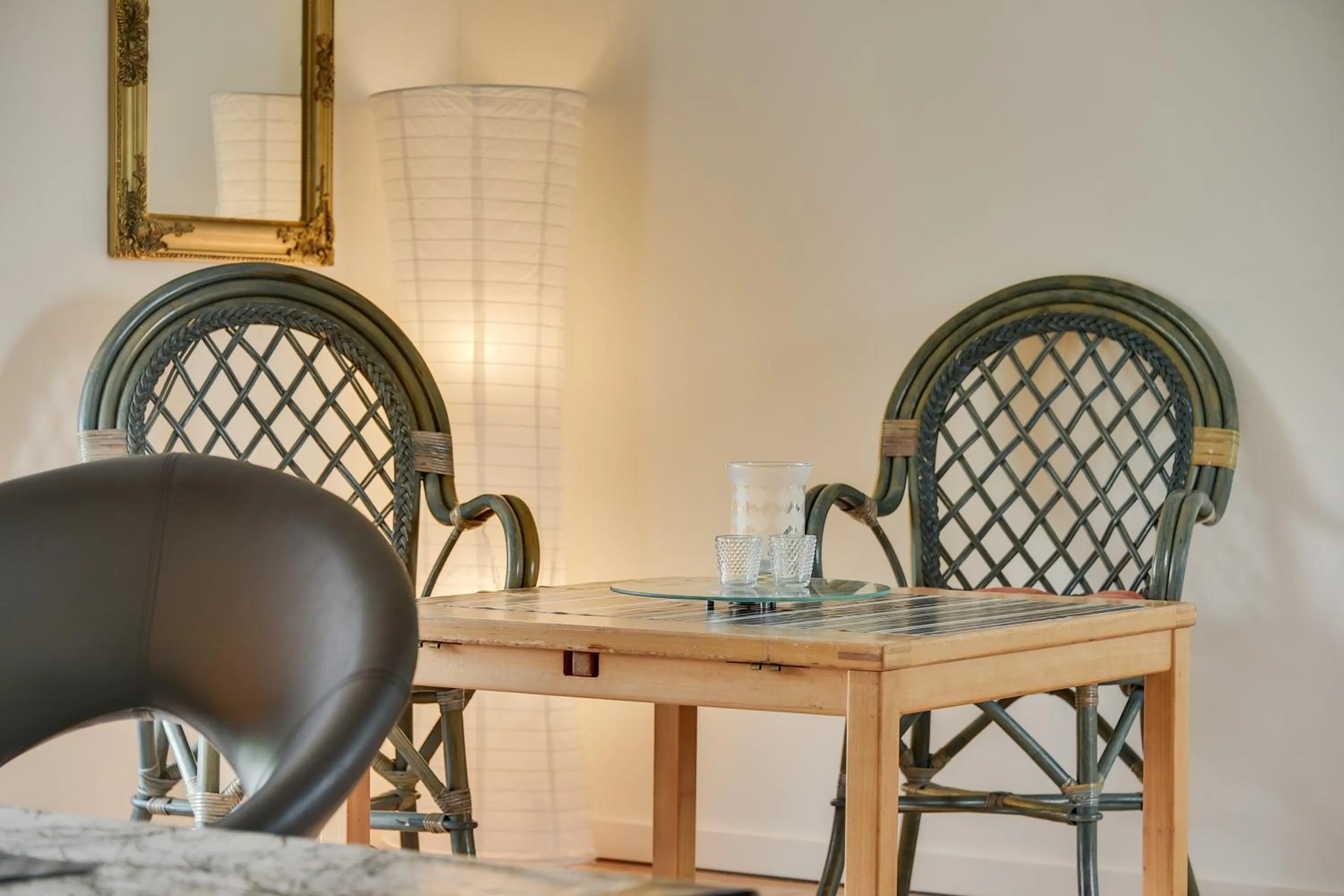 Seating area in Bjerndrup Lejlighed