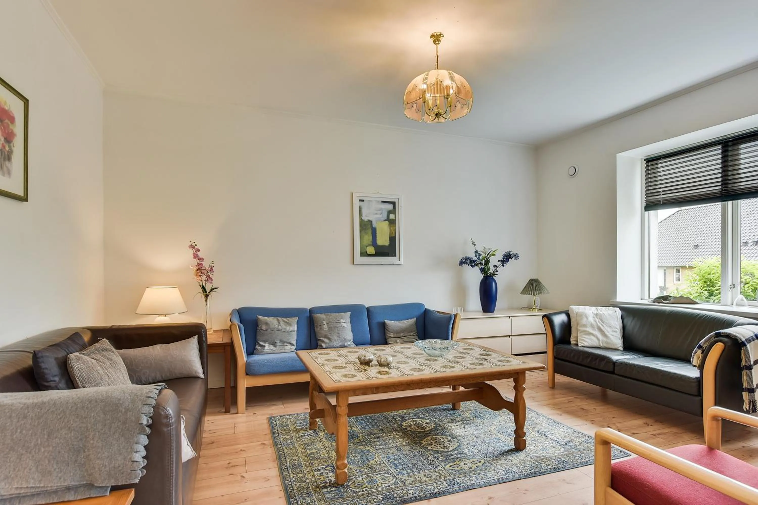 Living room in Bjerndrup Lejlighed