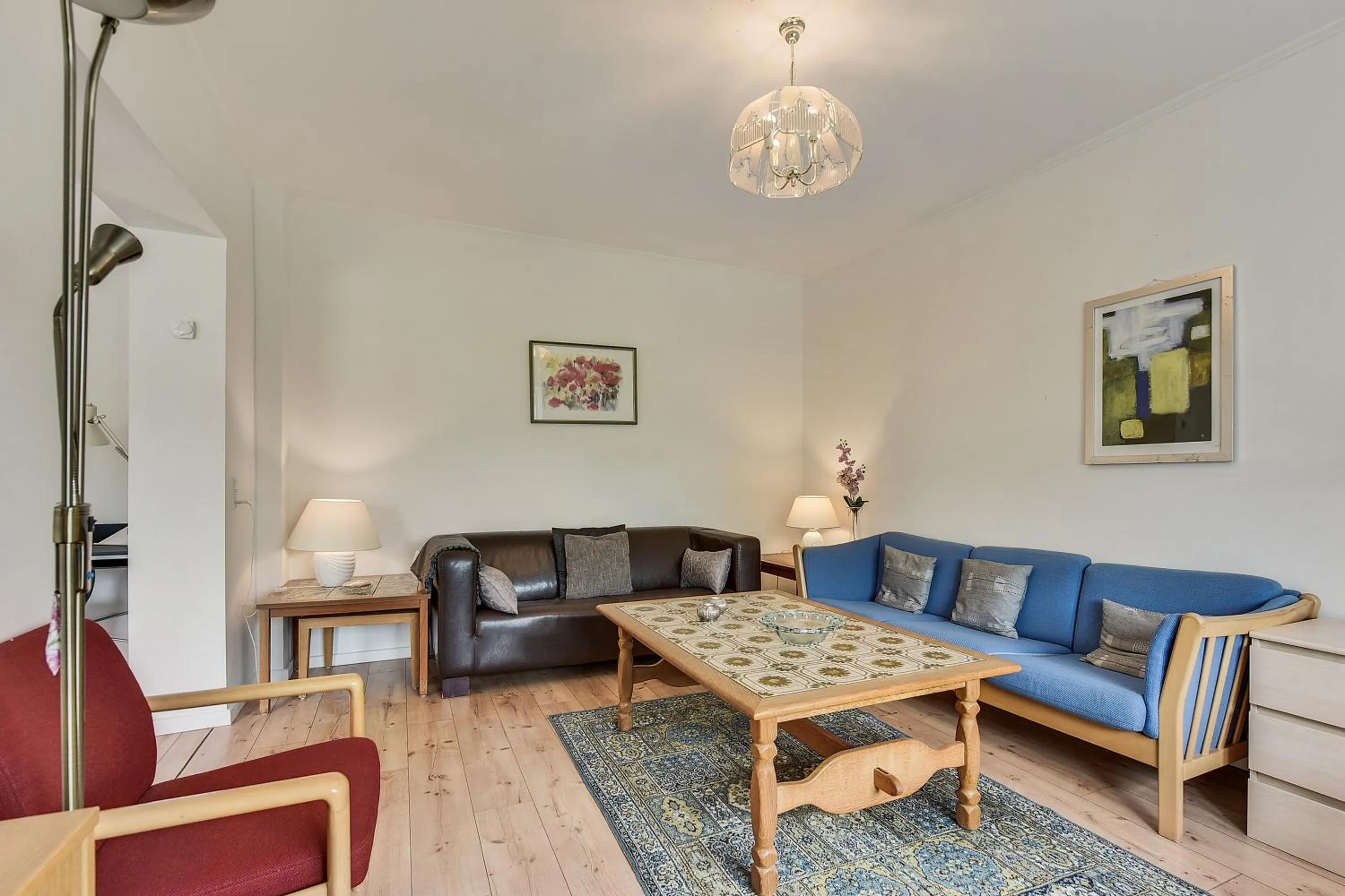 Living room in Bjerndrup Lejlighed