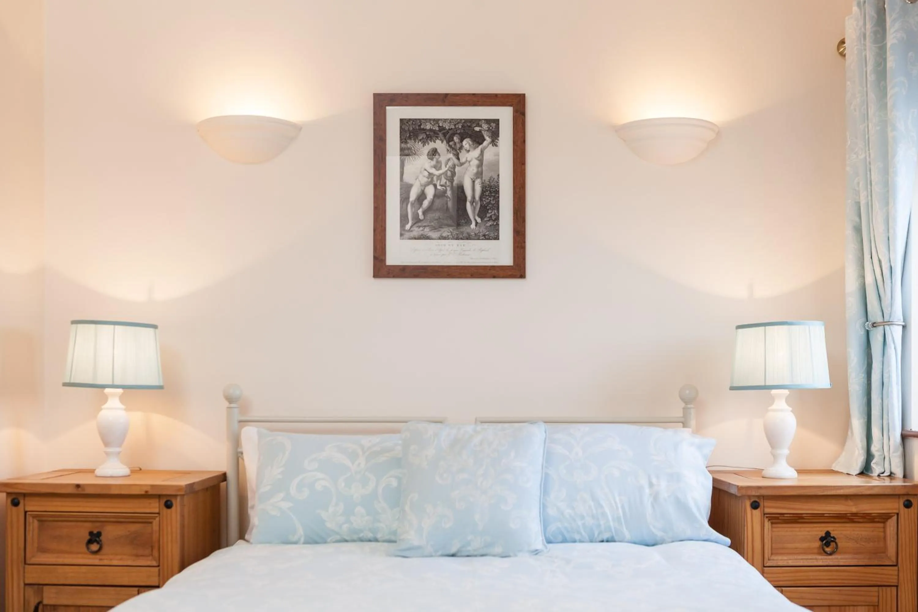 Decorative detail, Bed in Skipbridge Farm Cottages