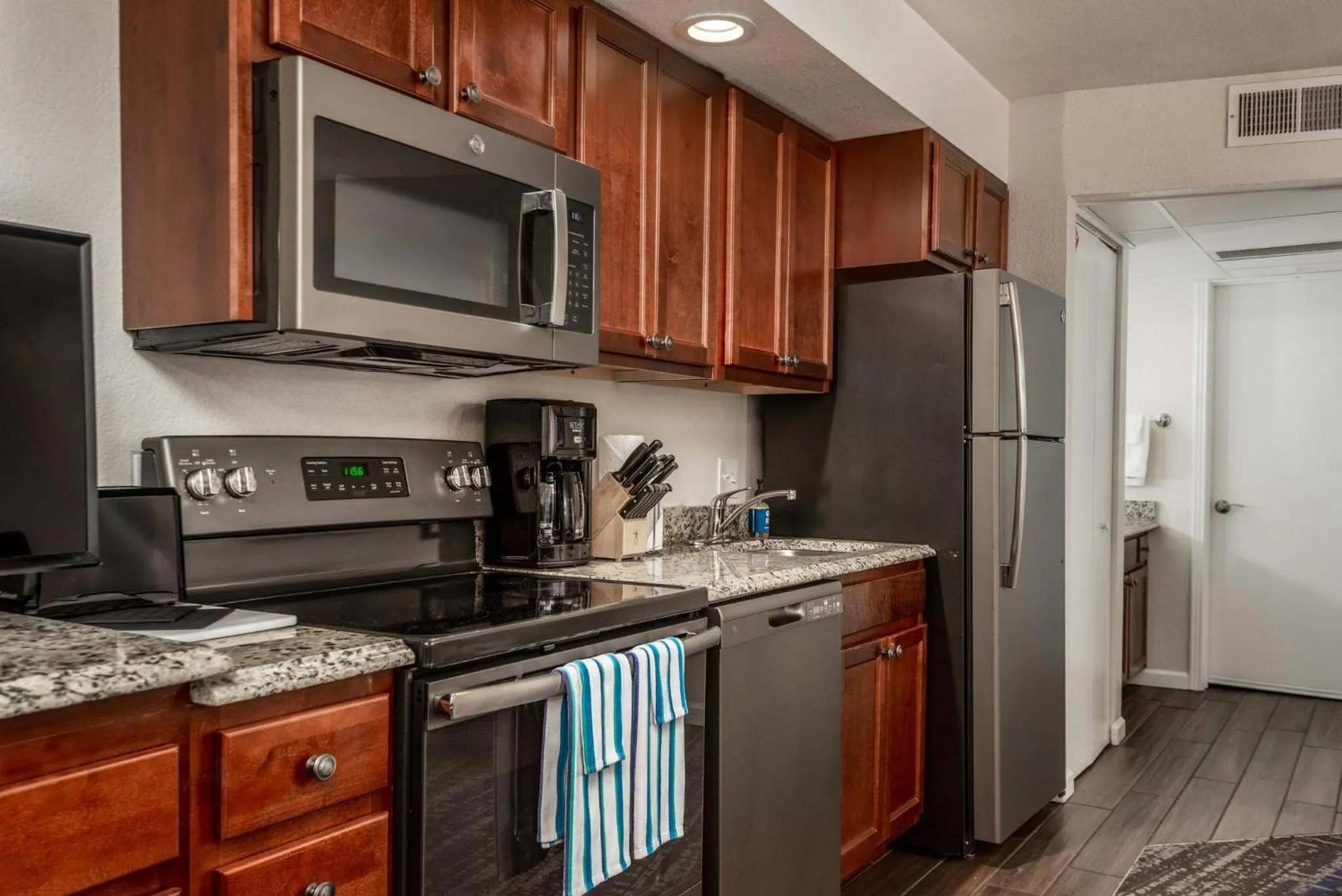 Communal kitchen in Club Wyndham Durango