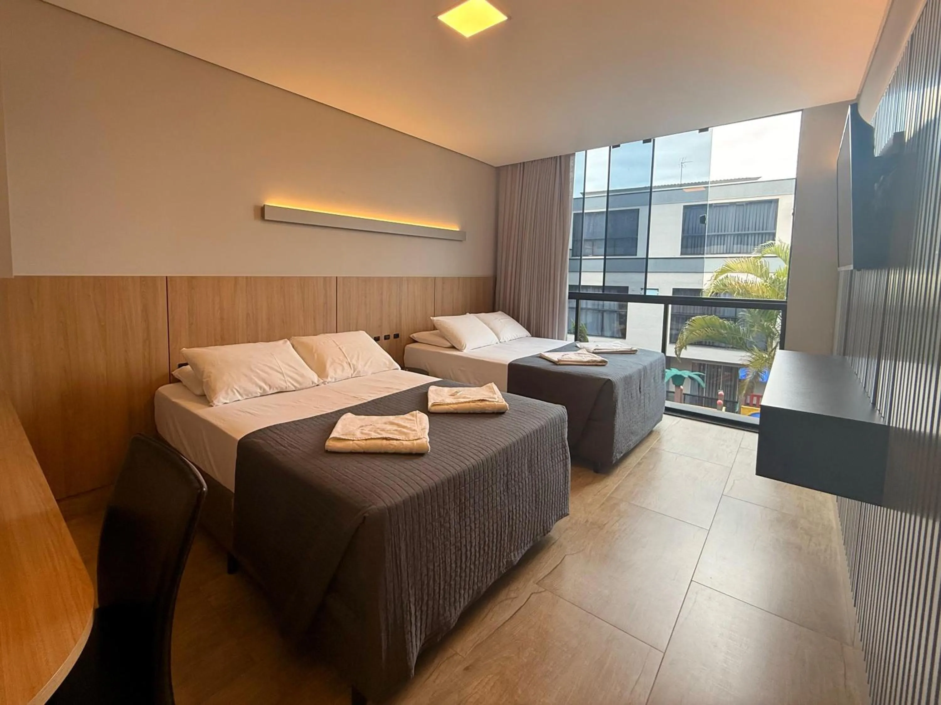 Bed in Pousada Duas Ilhas