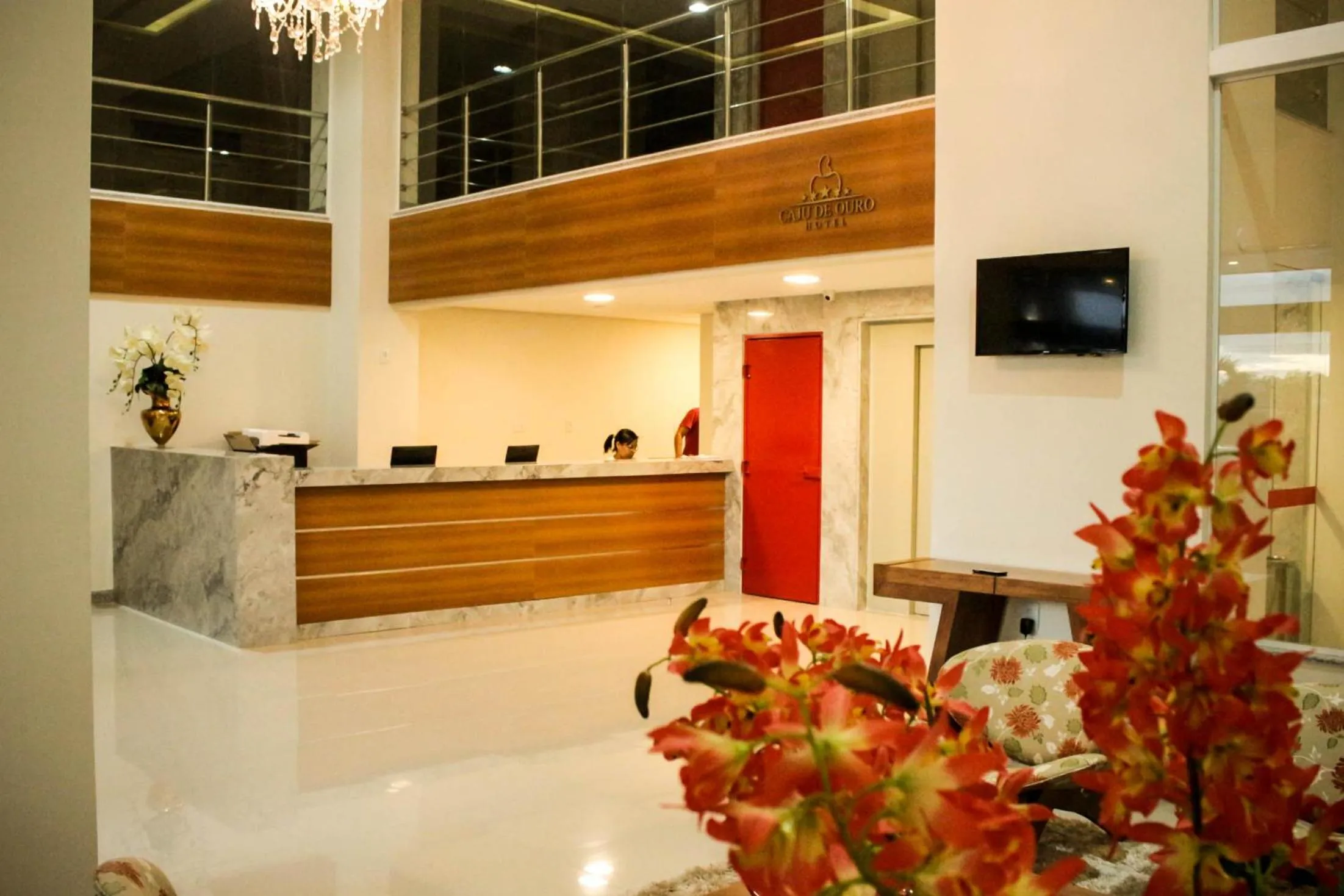 Lobby or reception in Hotel Caju de Ouro