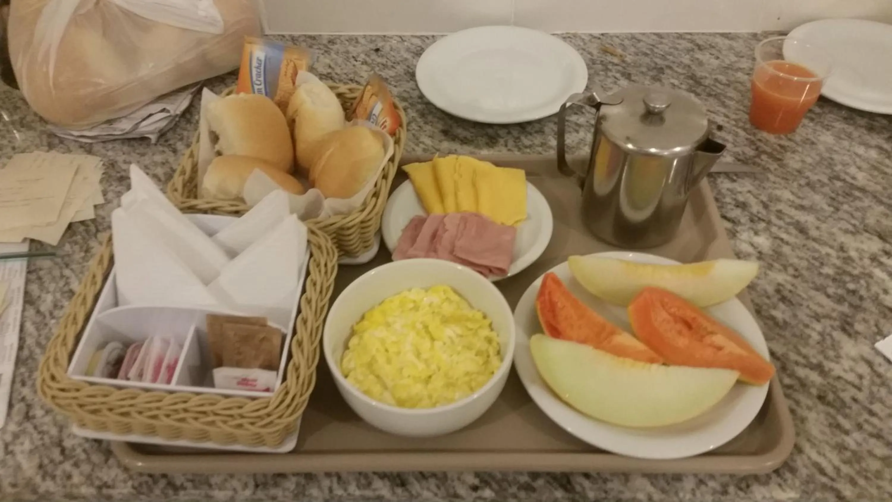 Food and drinks in Hotel Caju de Ouro