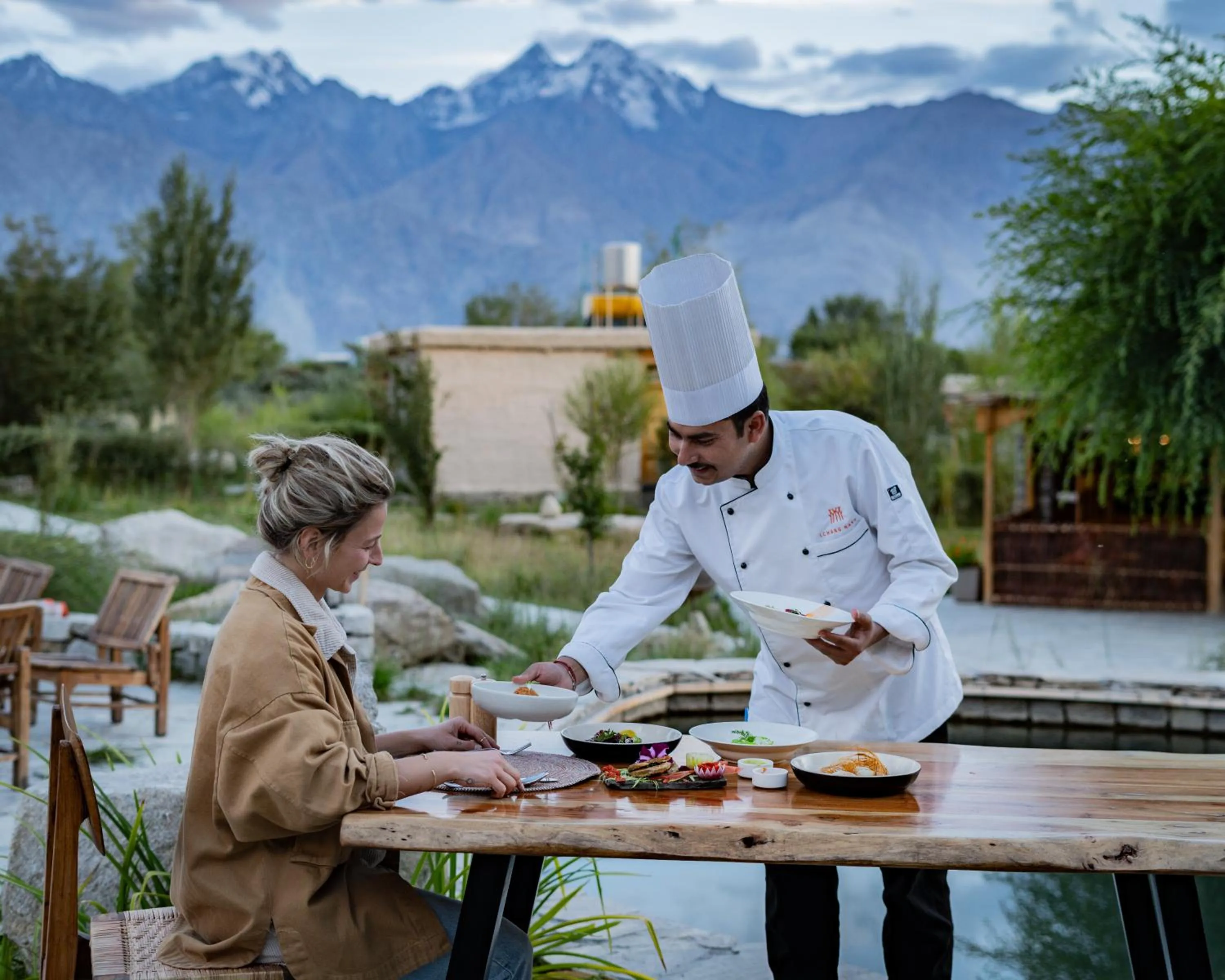 Restaurant/places to eat in Lchang Nang Retreat-THE HOUSE OF TREES-Nubra Valley