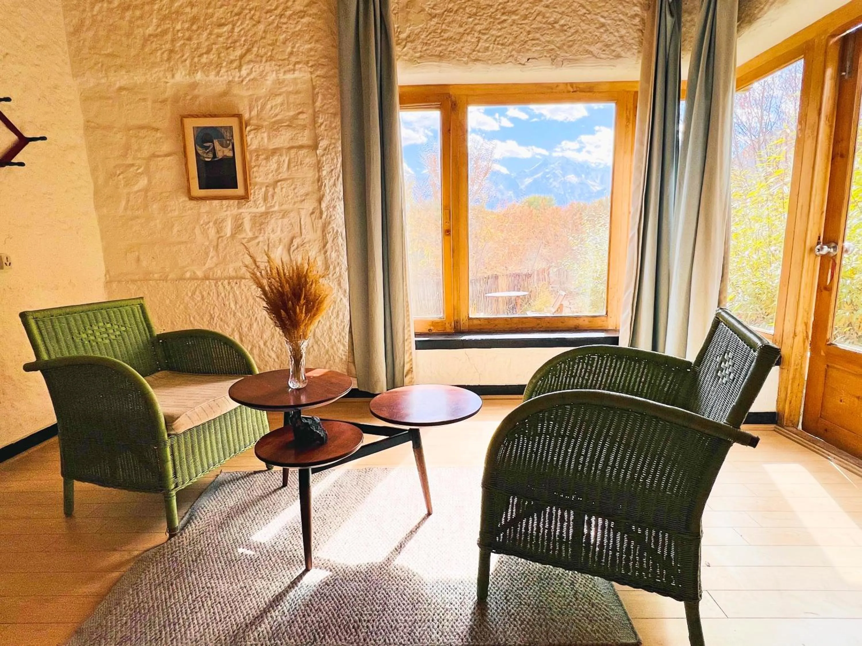 Bedroom in Lchang Nang Retreat-THE HOUSE OF TREES-Nubra Valley