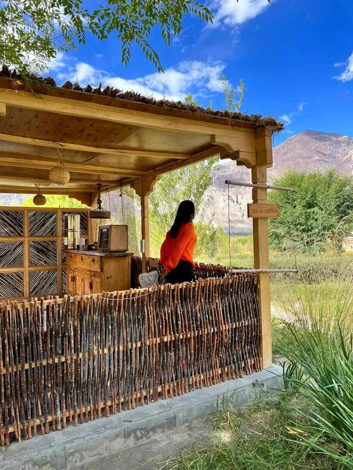 People in Lchang Nang Retreat-THE HOUSE OF TREES-Nubra Valley