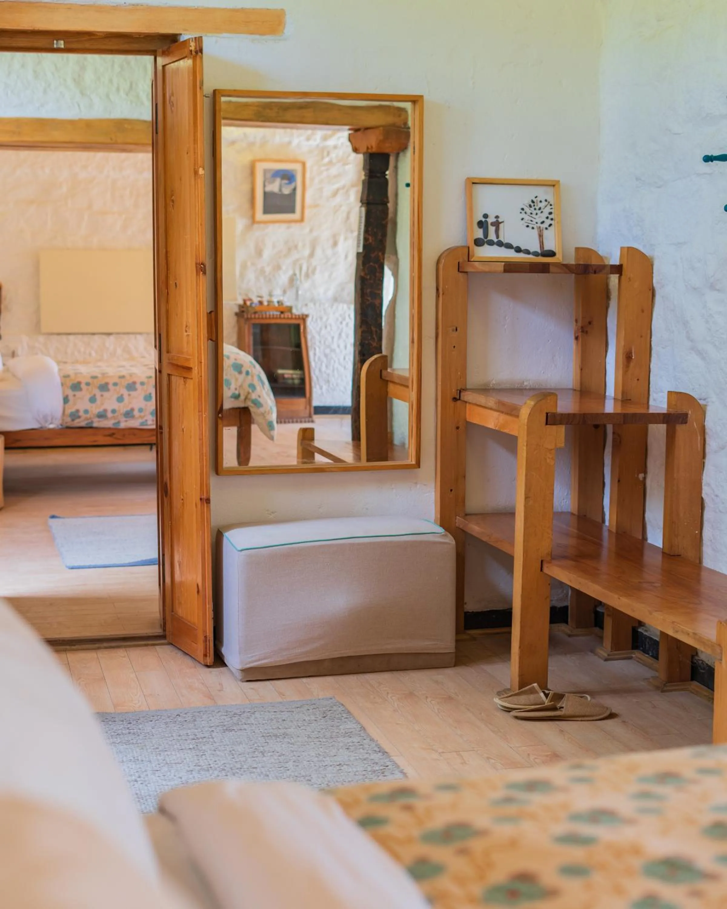 Bedroom, Bed in Lchang Nang Retreat-THE HOUSE OF TREES-Nubra Valley