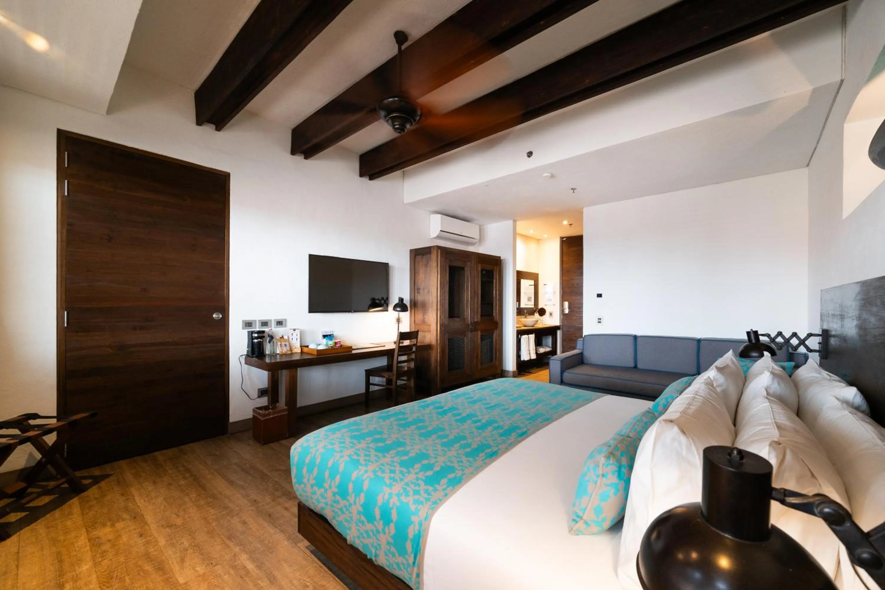 Decorative detail, Bed in Sophia Hotel By OxoHotel