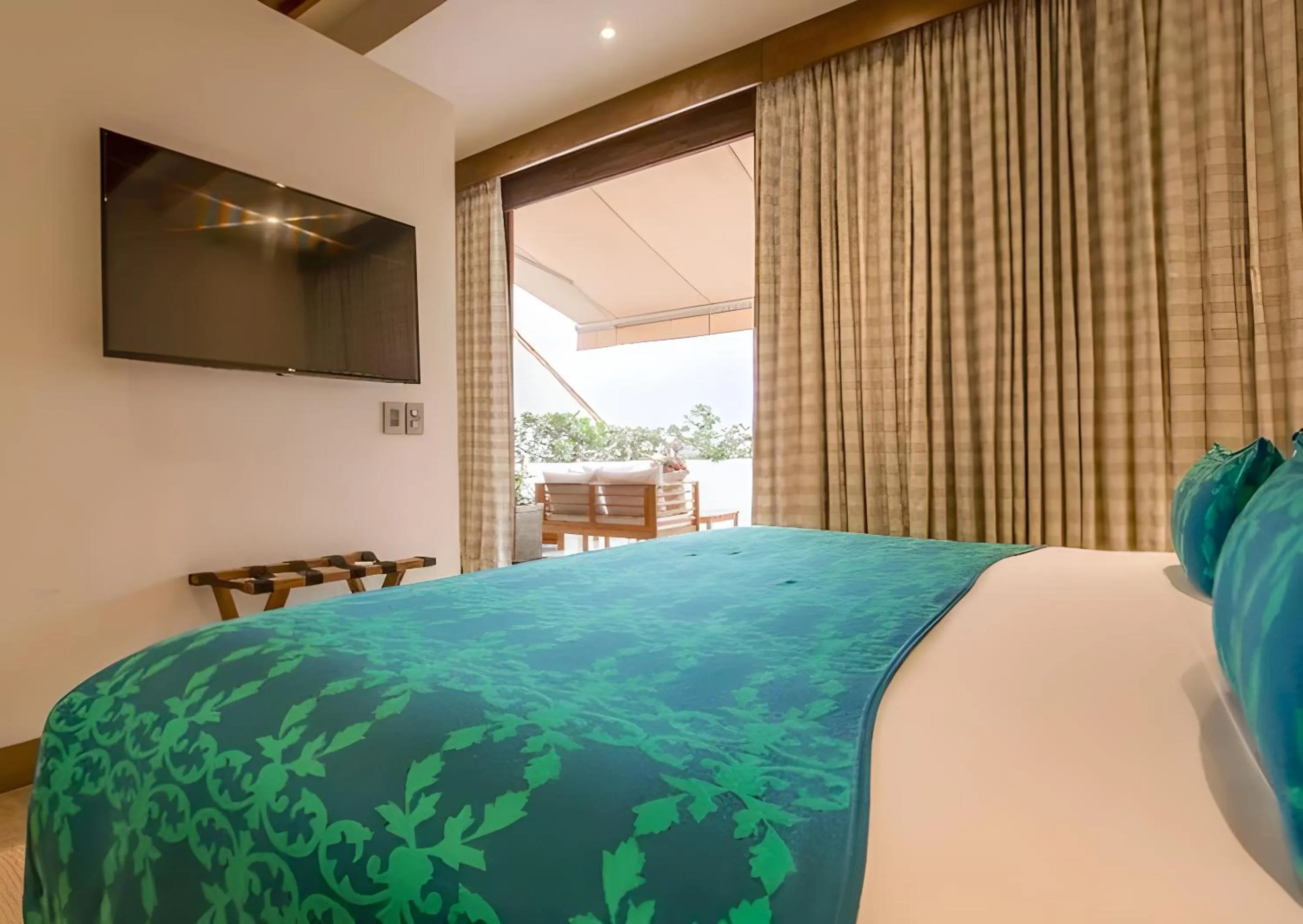 Decorative detail, Bed in Sophia Hotel By OxoHotel