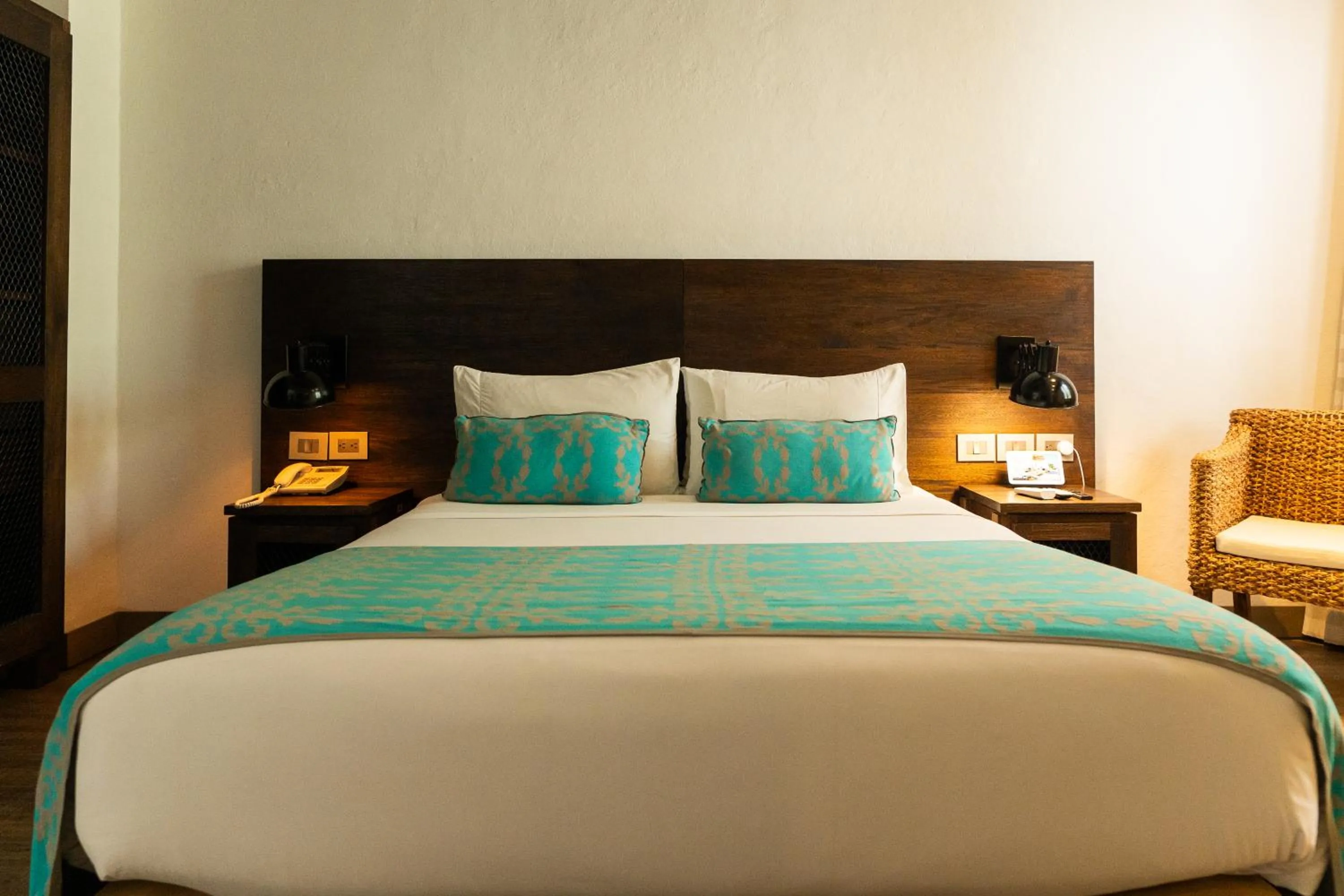 Decorative detail, Bed in Sophia Hotel By OxoHotel
