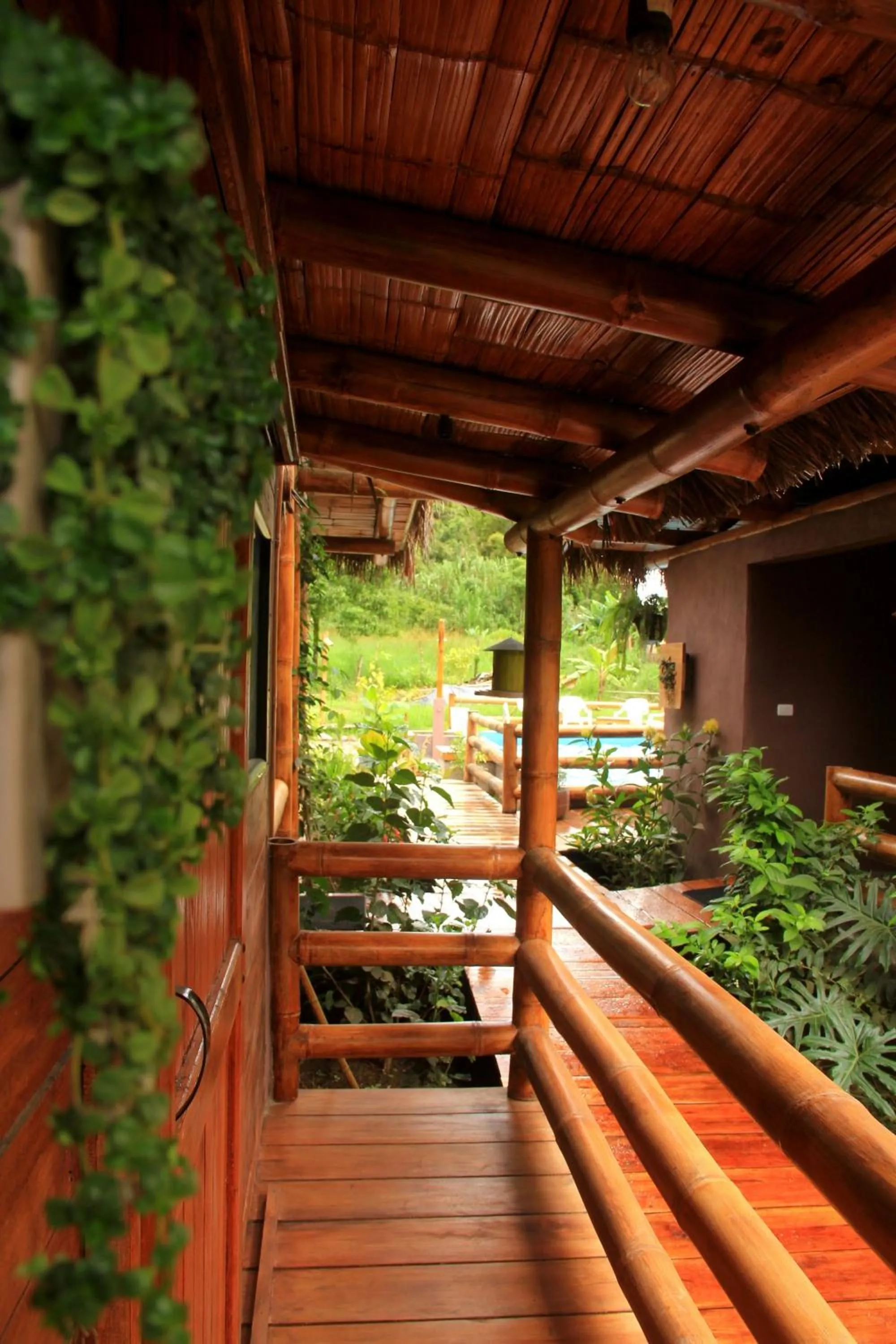 Balcony/Terrace in La Bicok EcoLodge