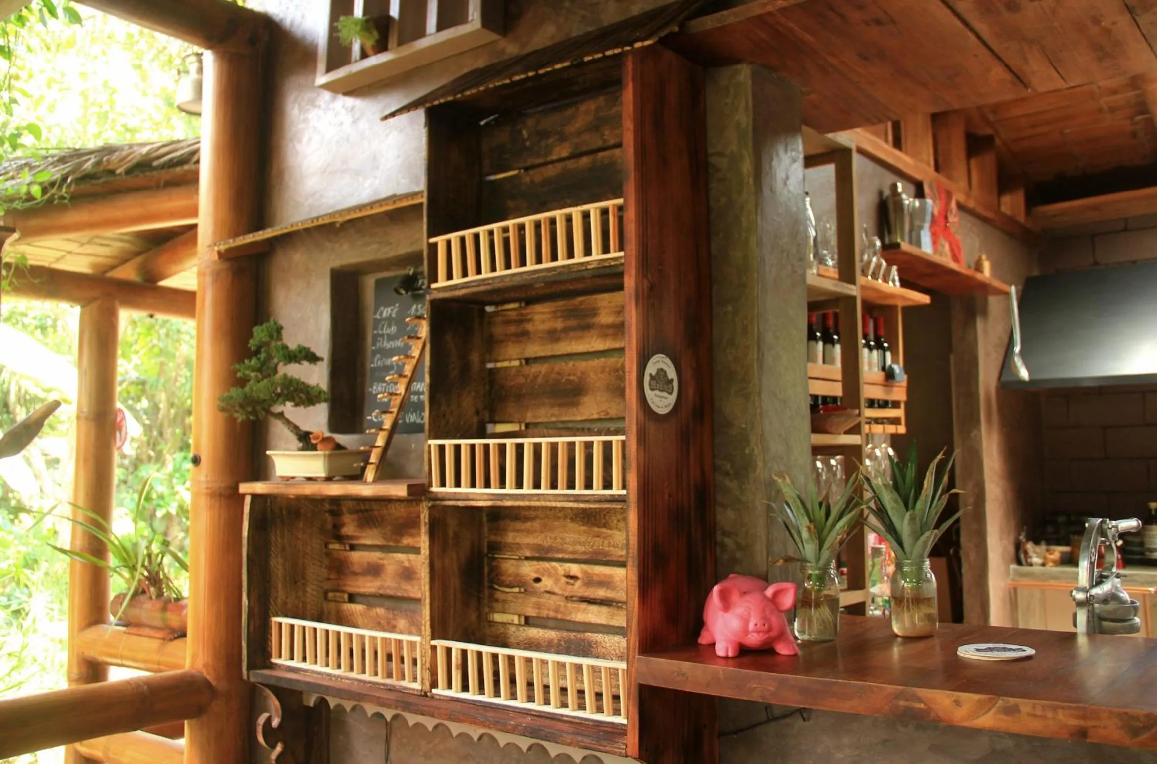 Decorative detail in La Bicok EcoLodge