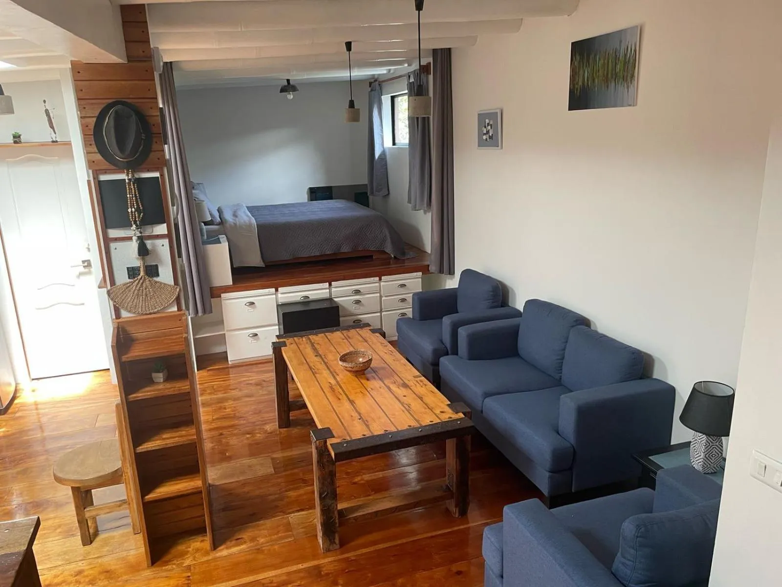 Seating area in La Bicok EcoLodge