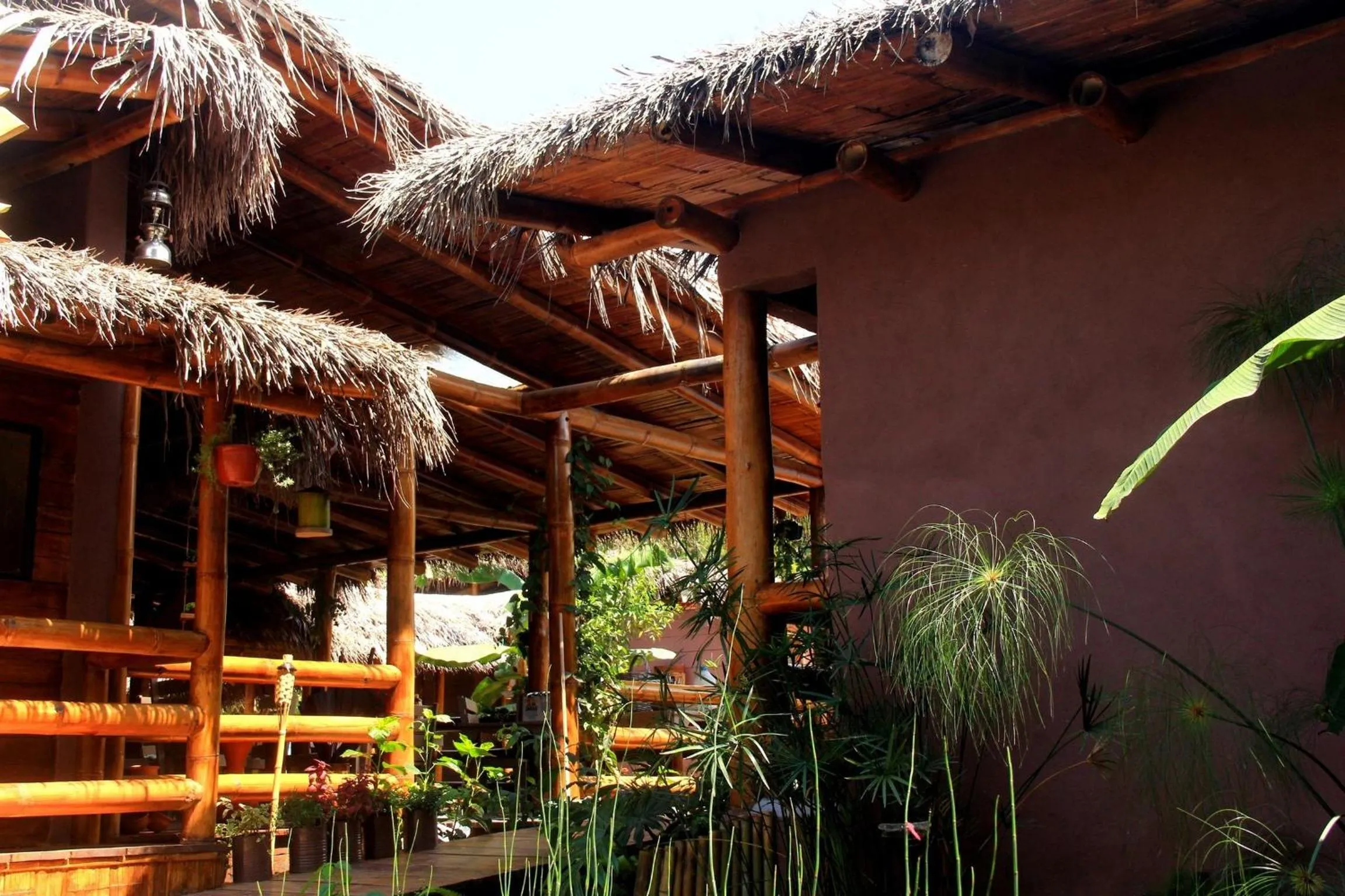 Patio in La Bicok EcoLodge