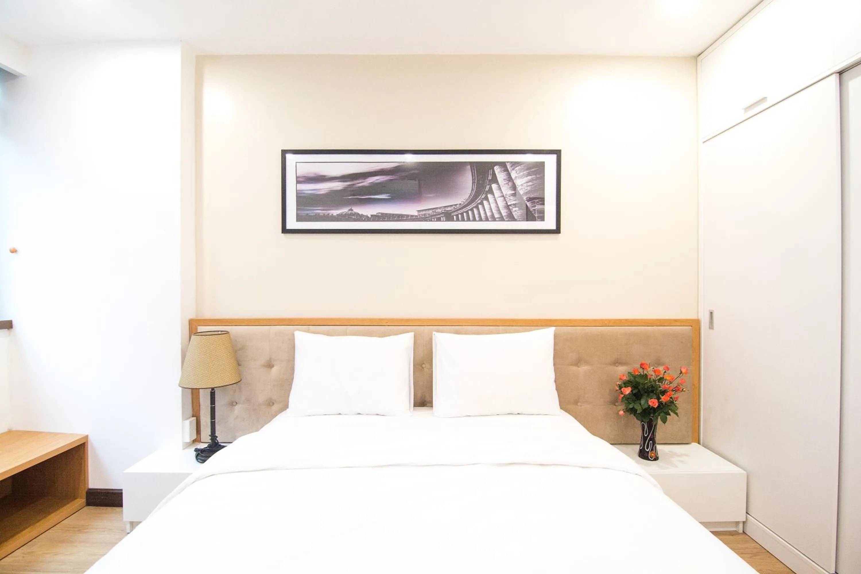 Bed in Canary Ha Noi Hotel