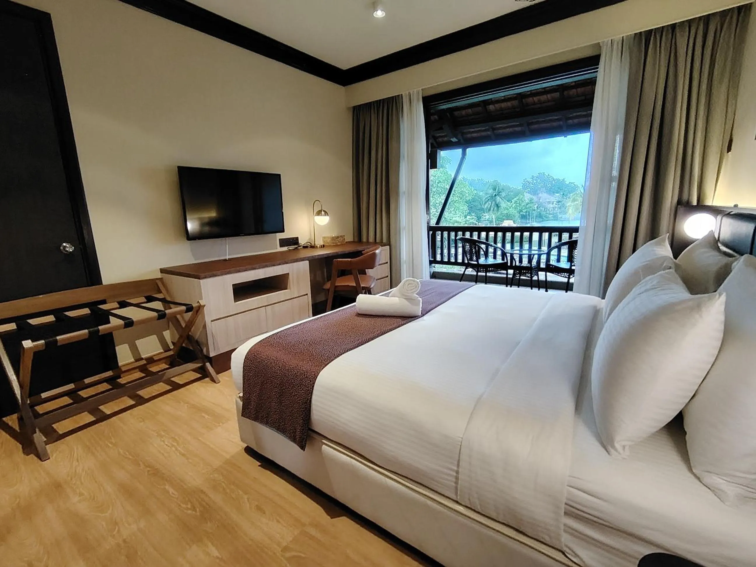 Bed in Sebana Cove Resort