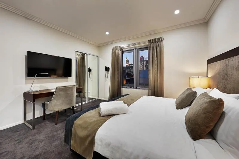 Bedroom, Bed in Attika Hotel