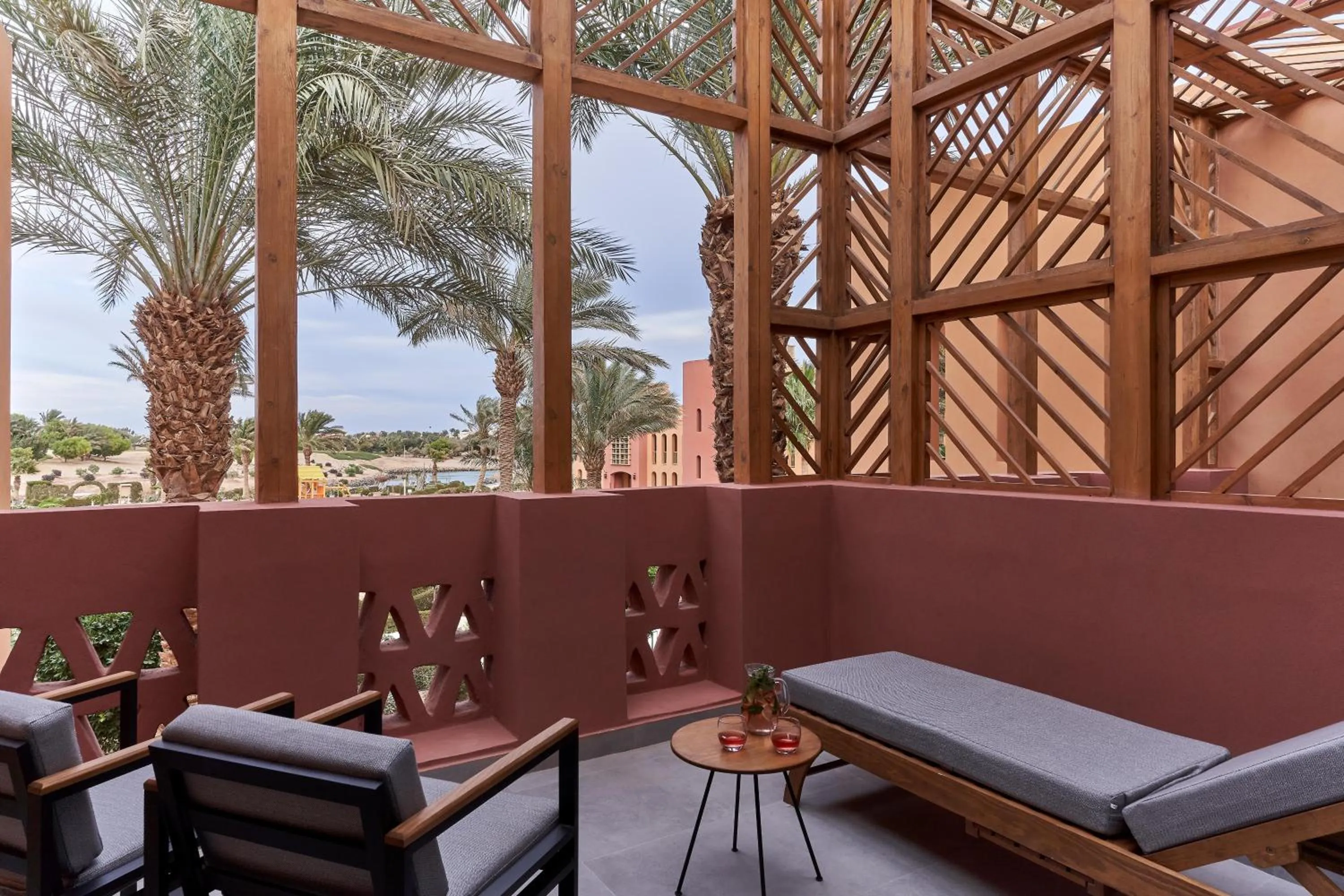 Balcony/Terrace in Steigenberger Golf Resort El Gouna