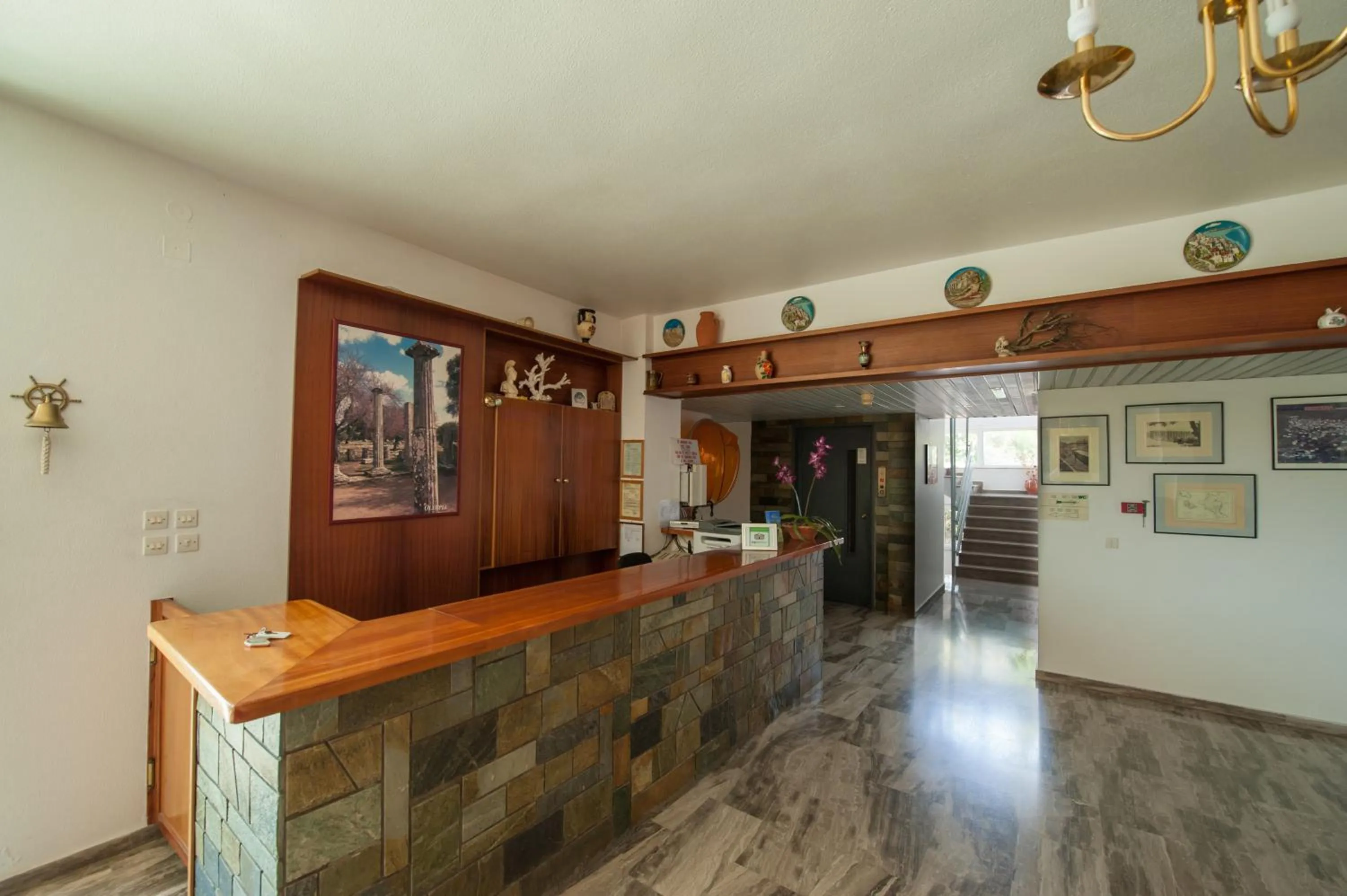 Lobby or reception in Athina Hotel