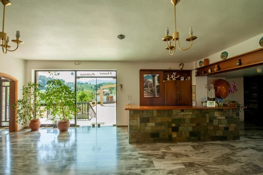 Lobby or reception in Athina Hotel