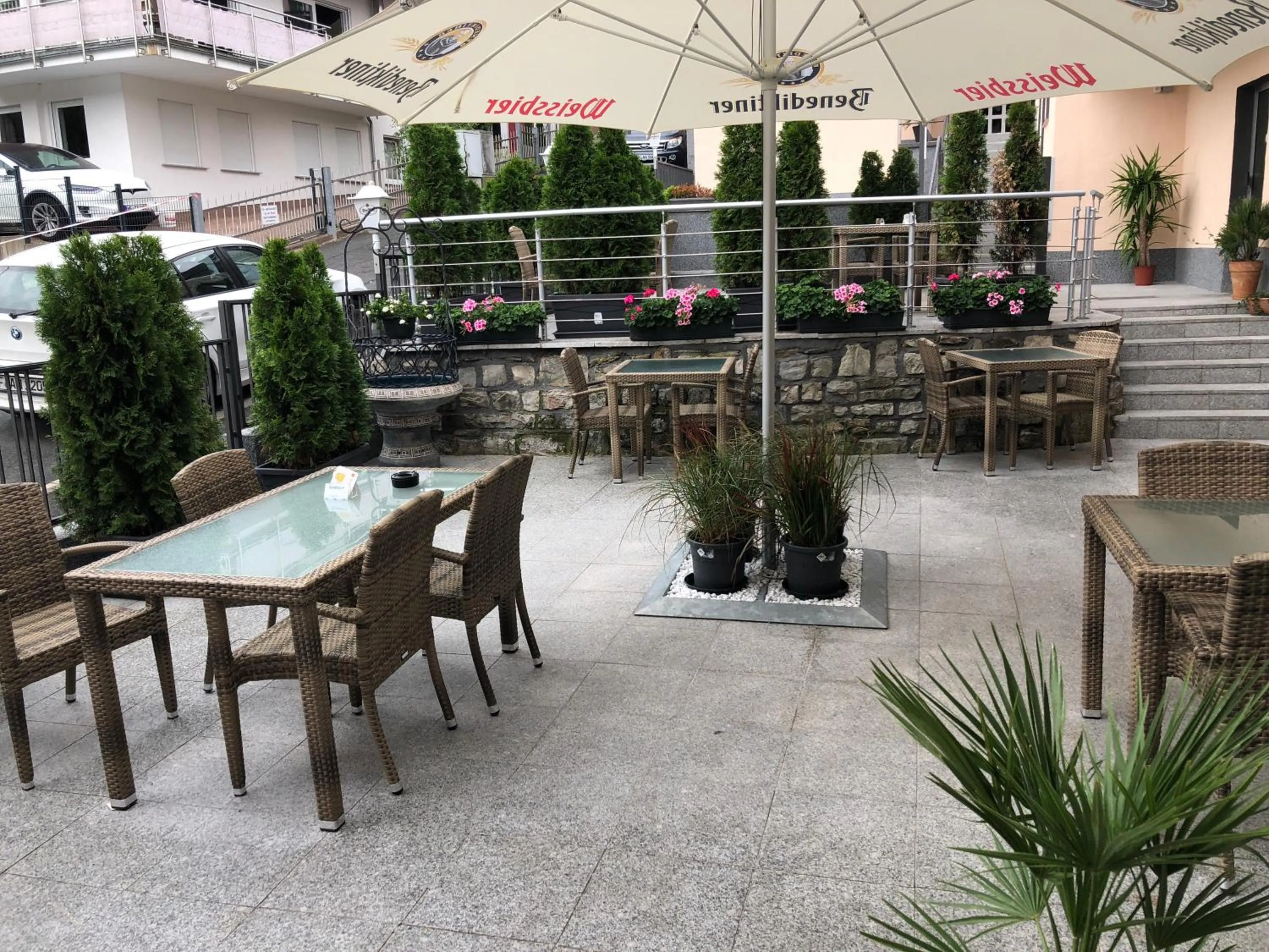 Patio in Louis Hotels