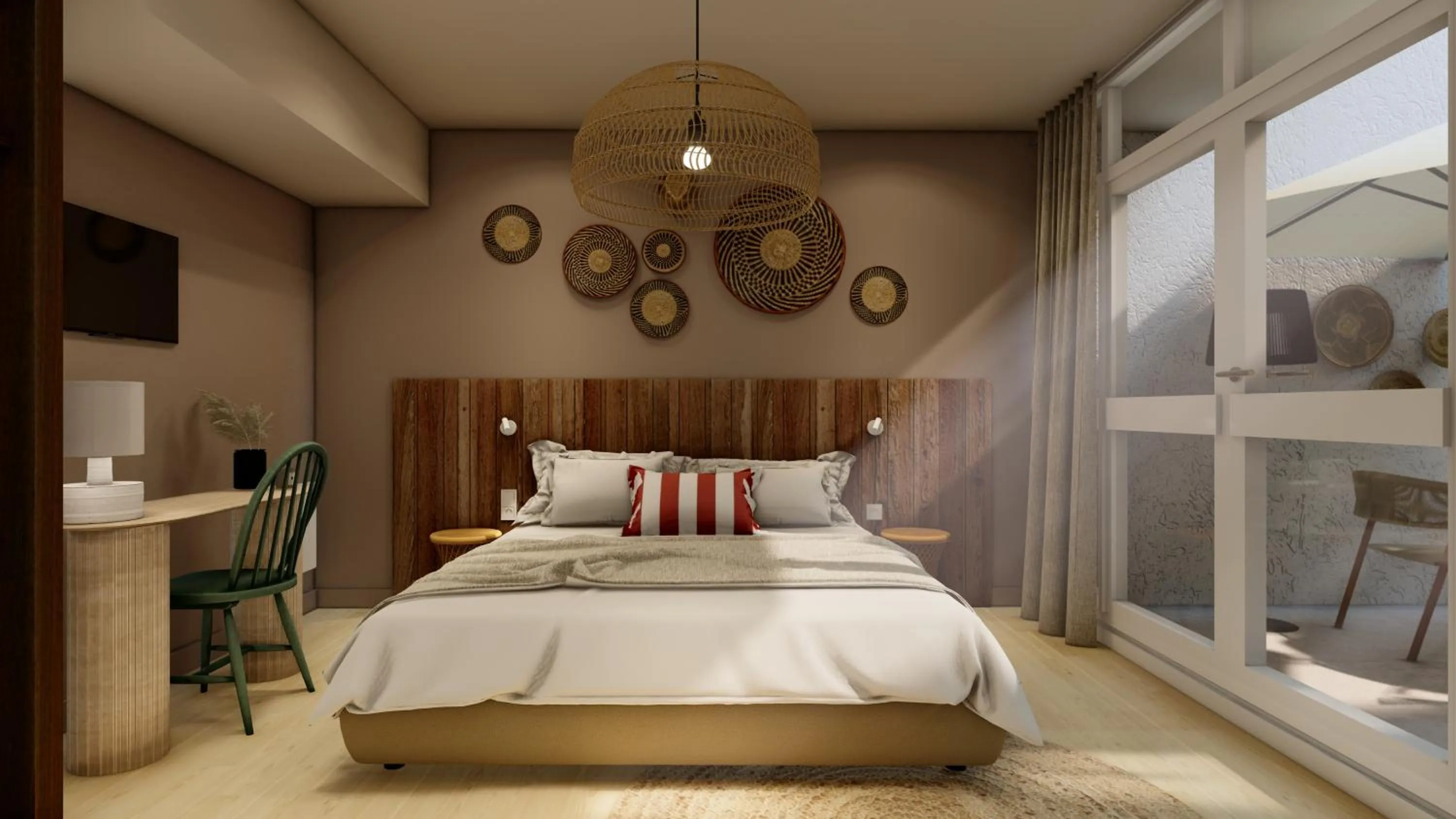 Bedroom, Bed in Belambra Clubs La Grande Motte - Petite Camargue Presqu'île Du Ponant