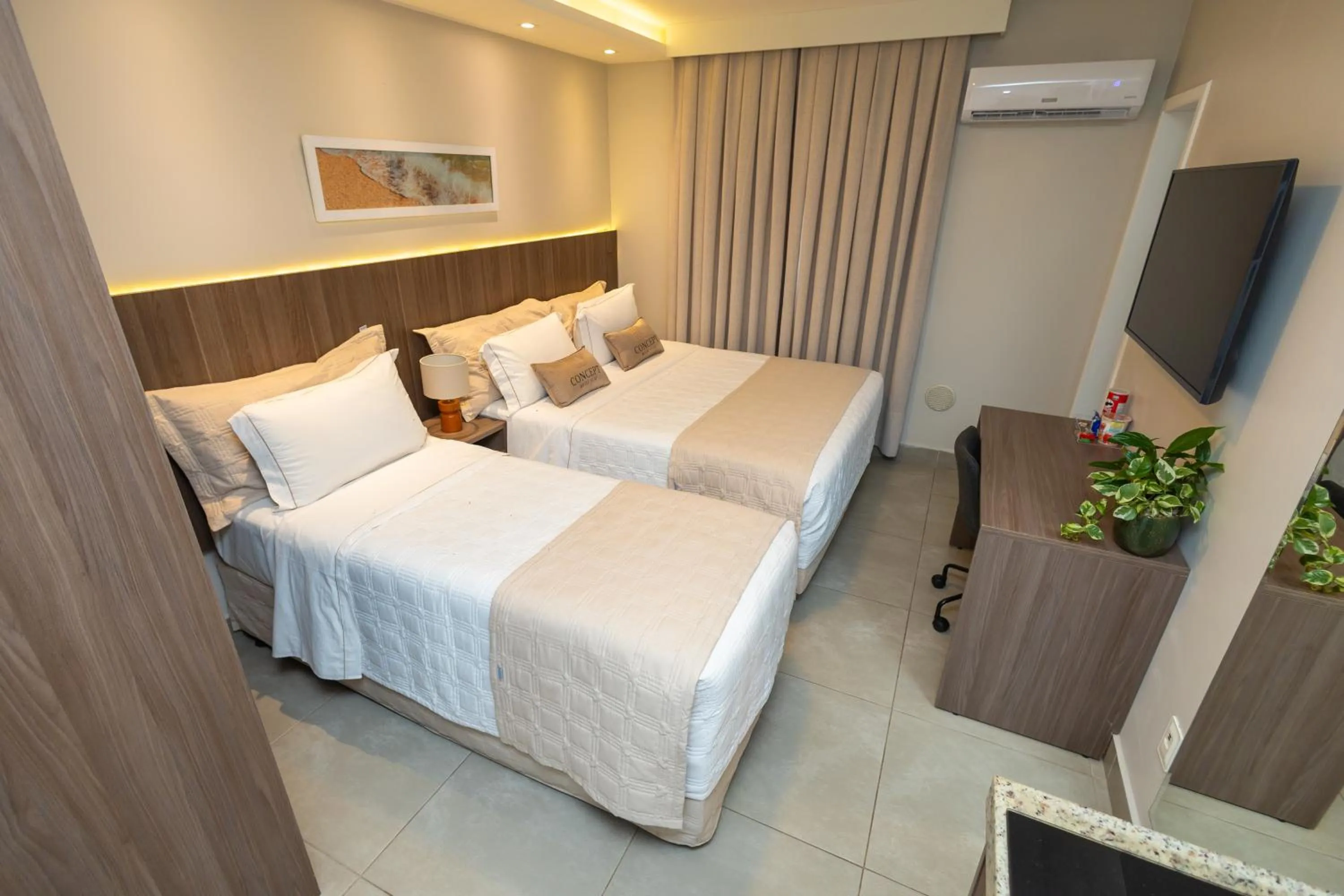Bed in Concept Hotel Flat