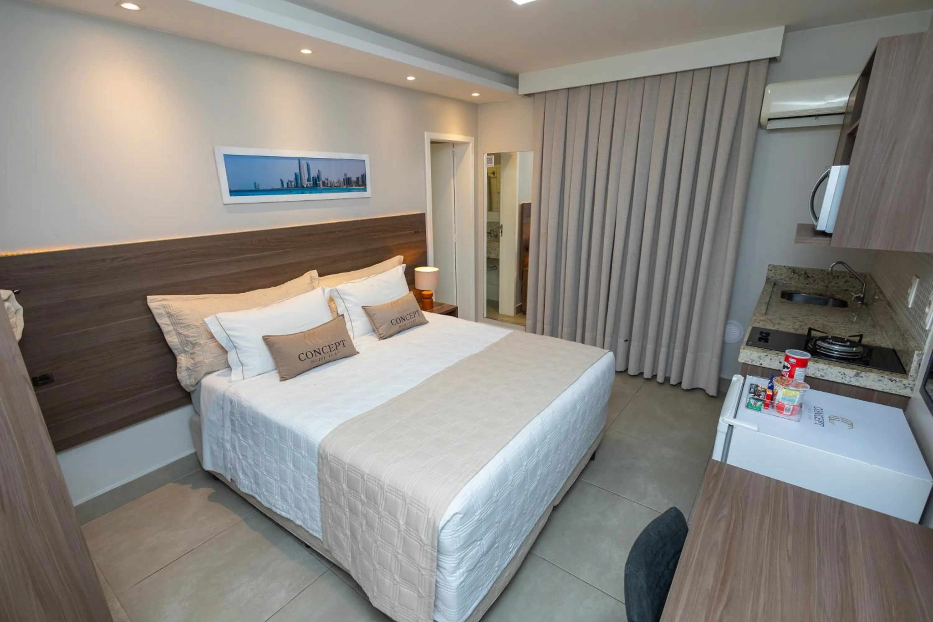 Bed in Concept Hotel Flat