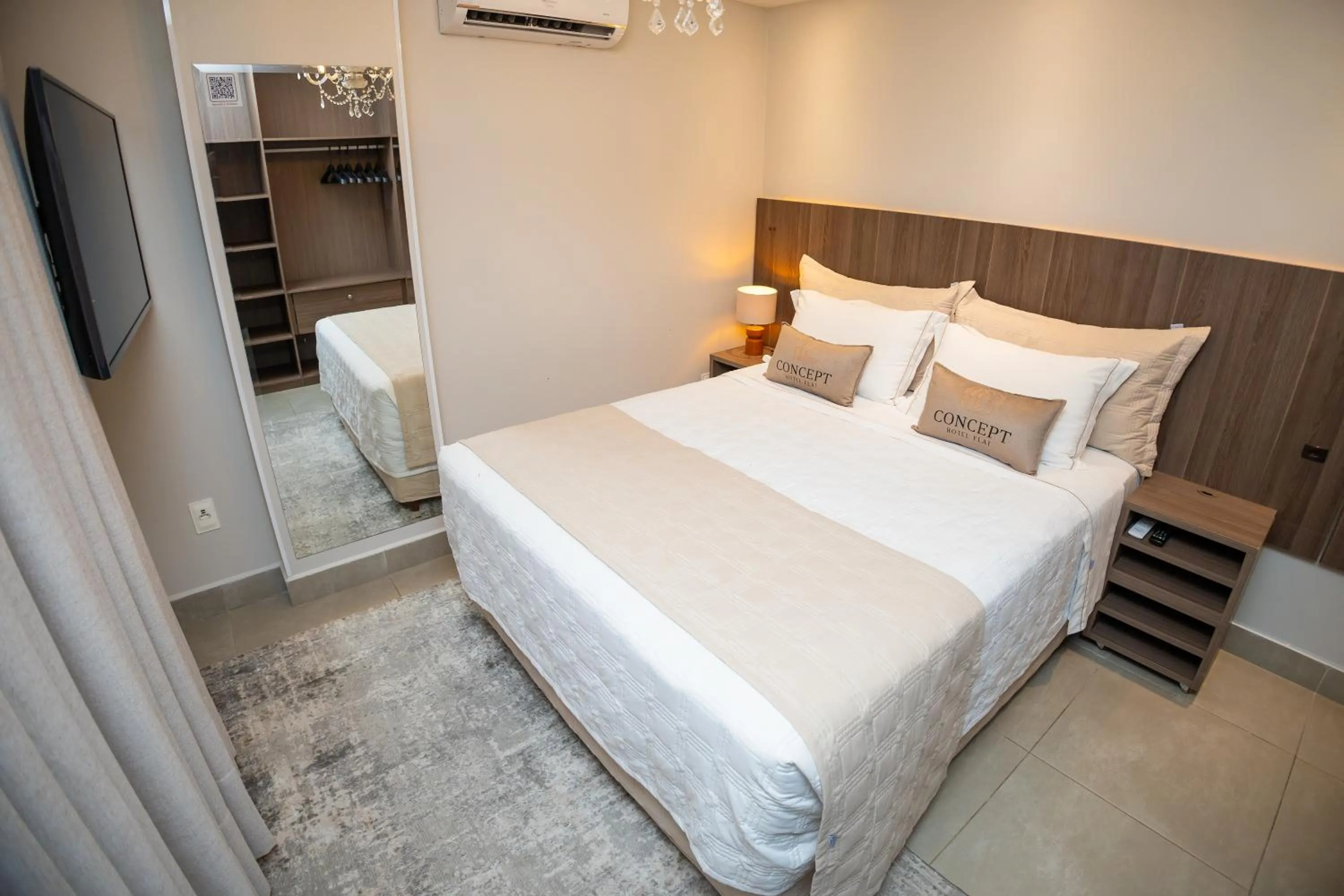 Bed in Concept Hotel Flat