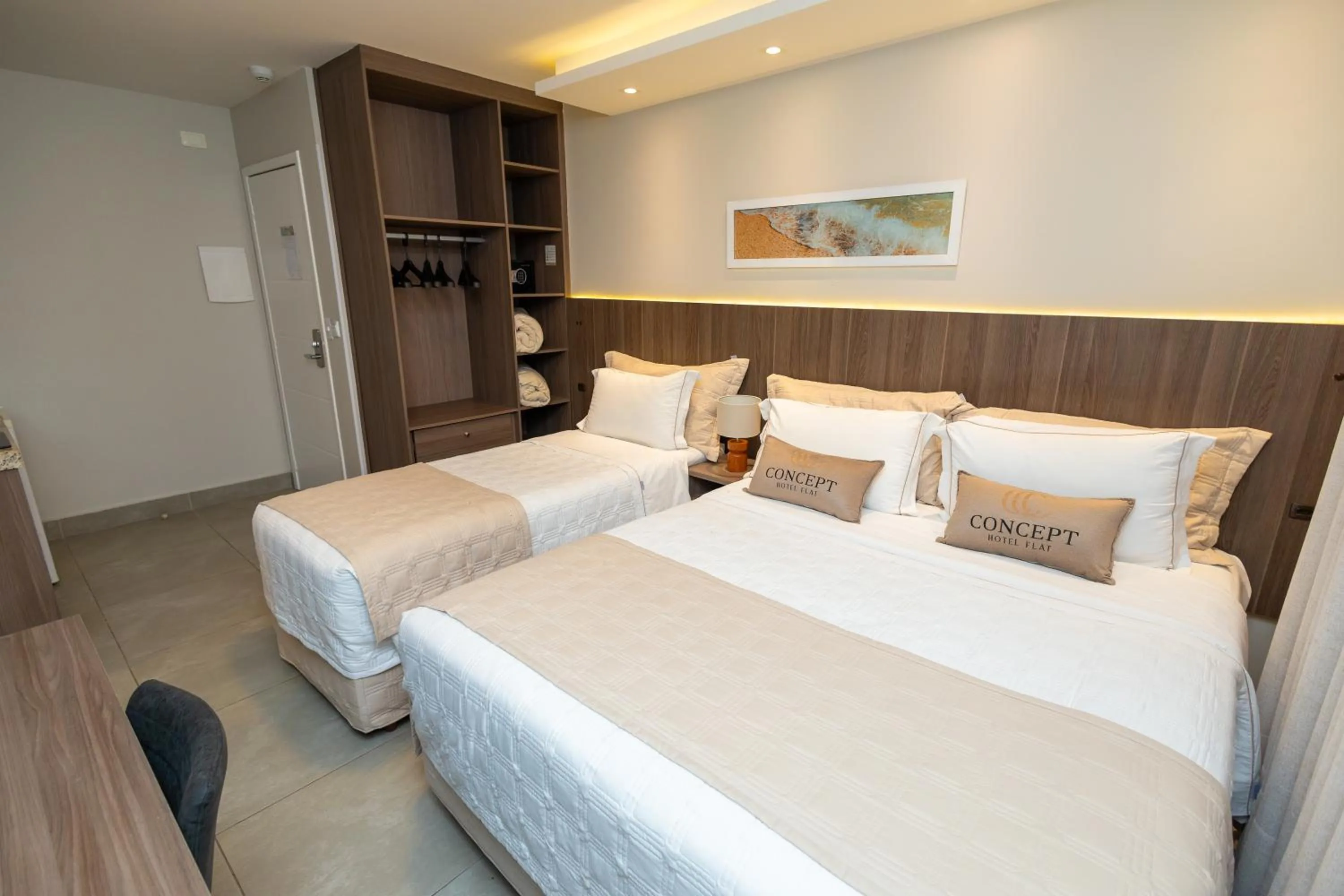 Bed in Concept Hotel Flat