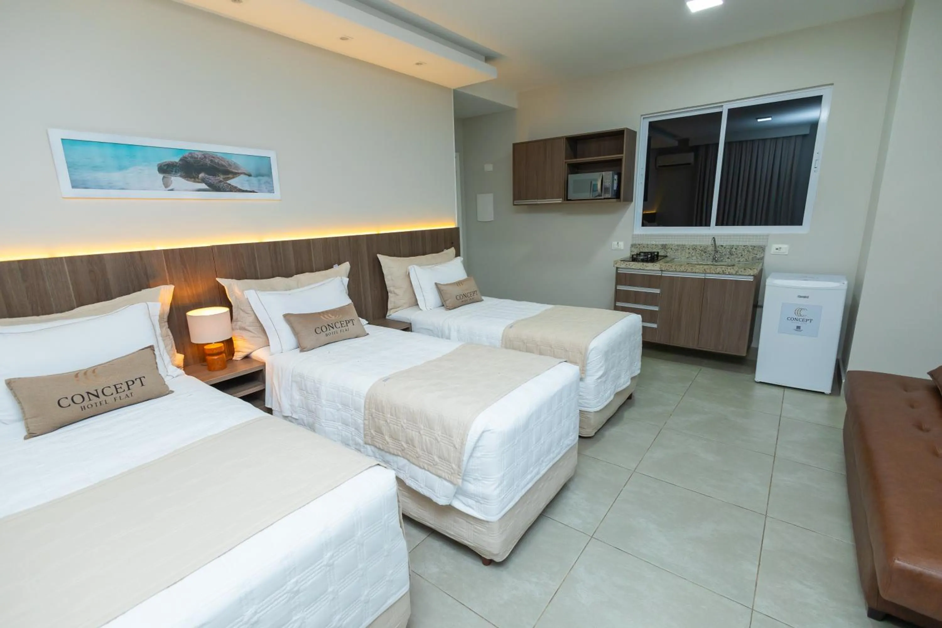 Bed in Concept Hotel Flat