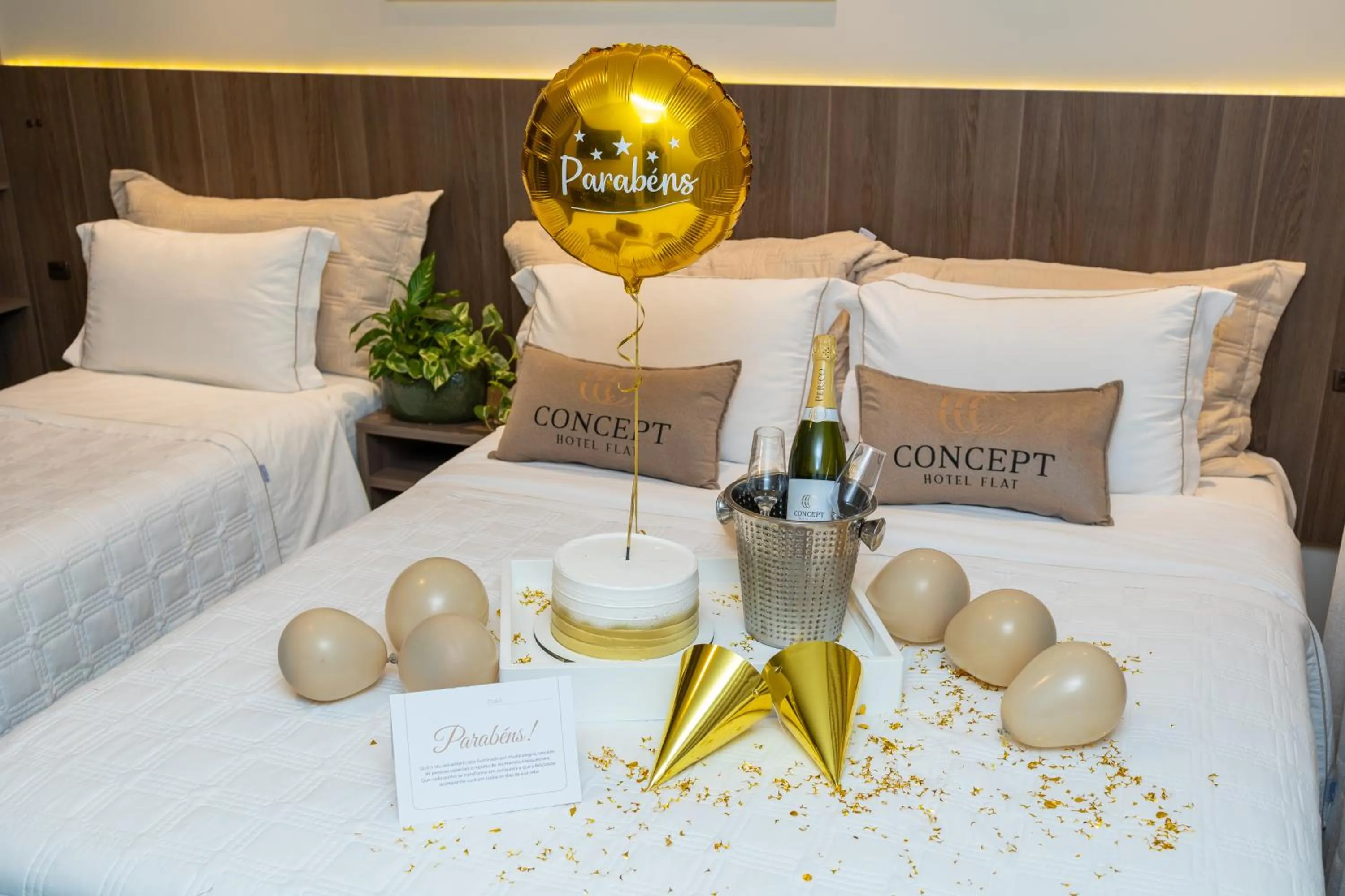 Decorative detail, Bed in Concept Hotel Flat