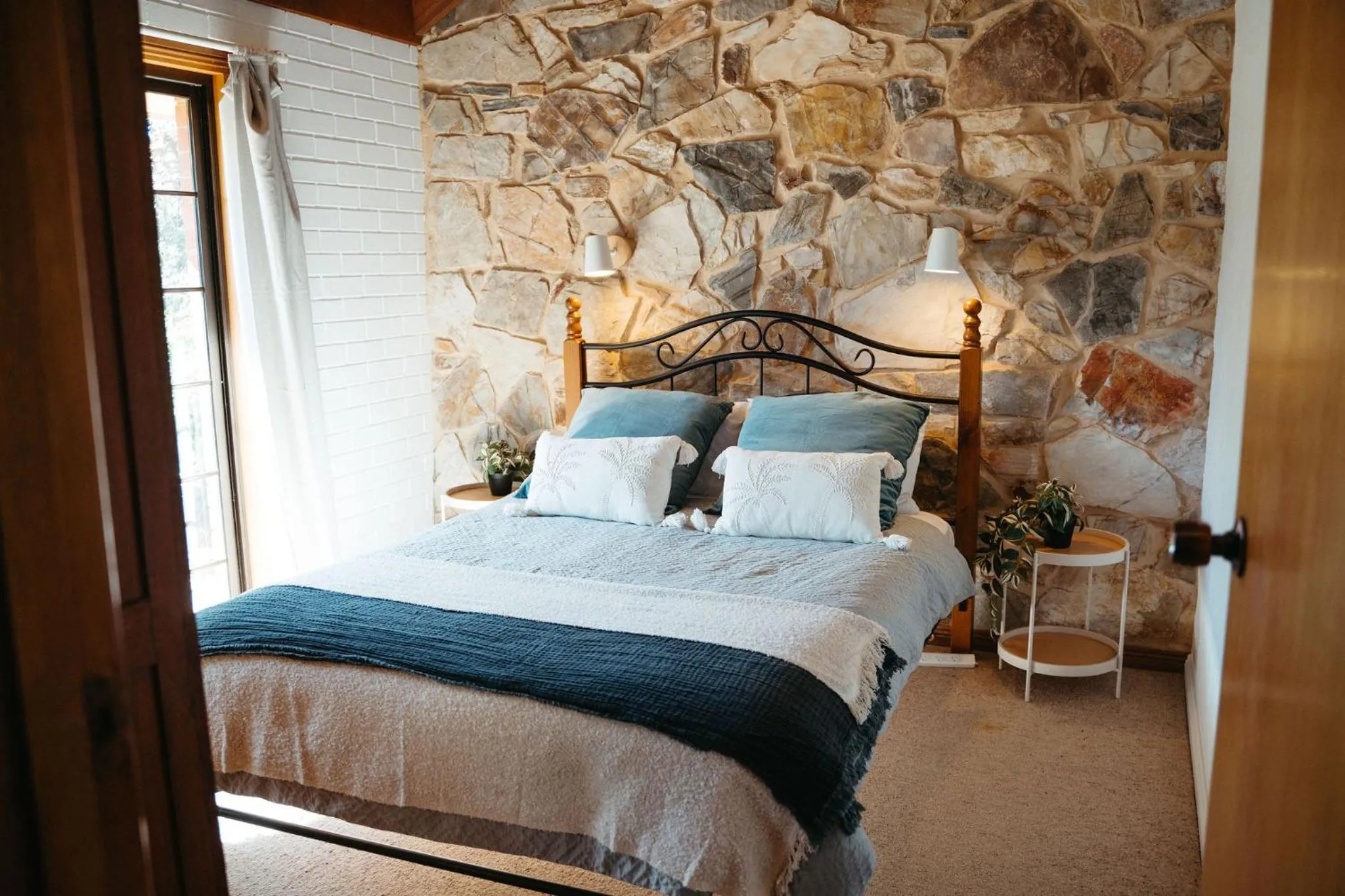 Bed in Langmeil Cottages