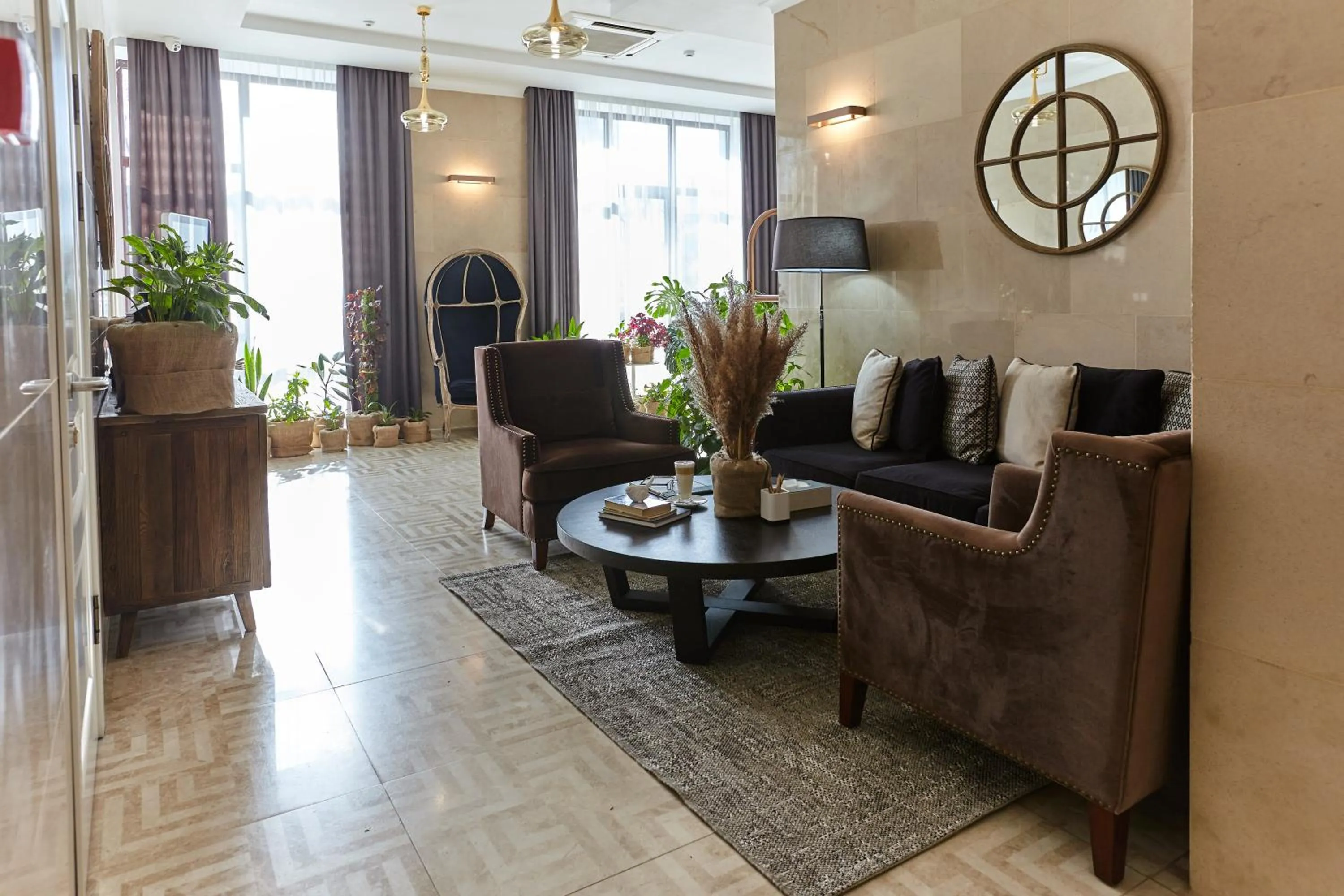 Lobby or reception in Garden Hotel