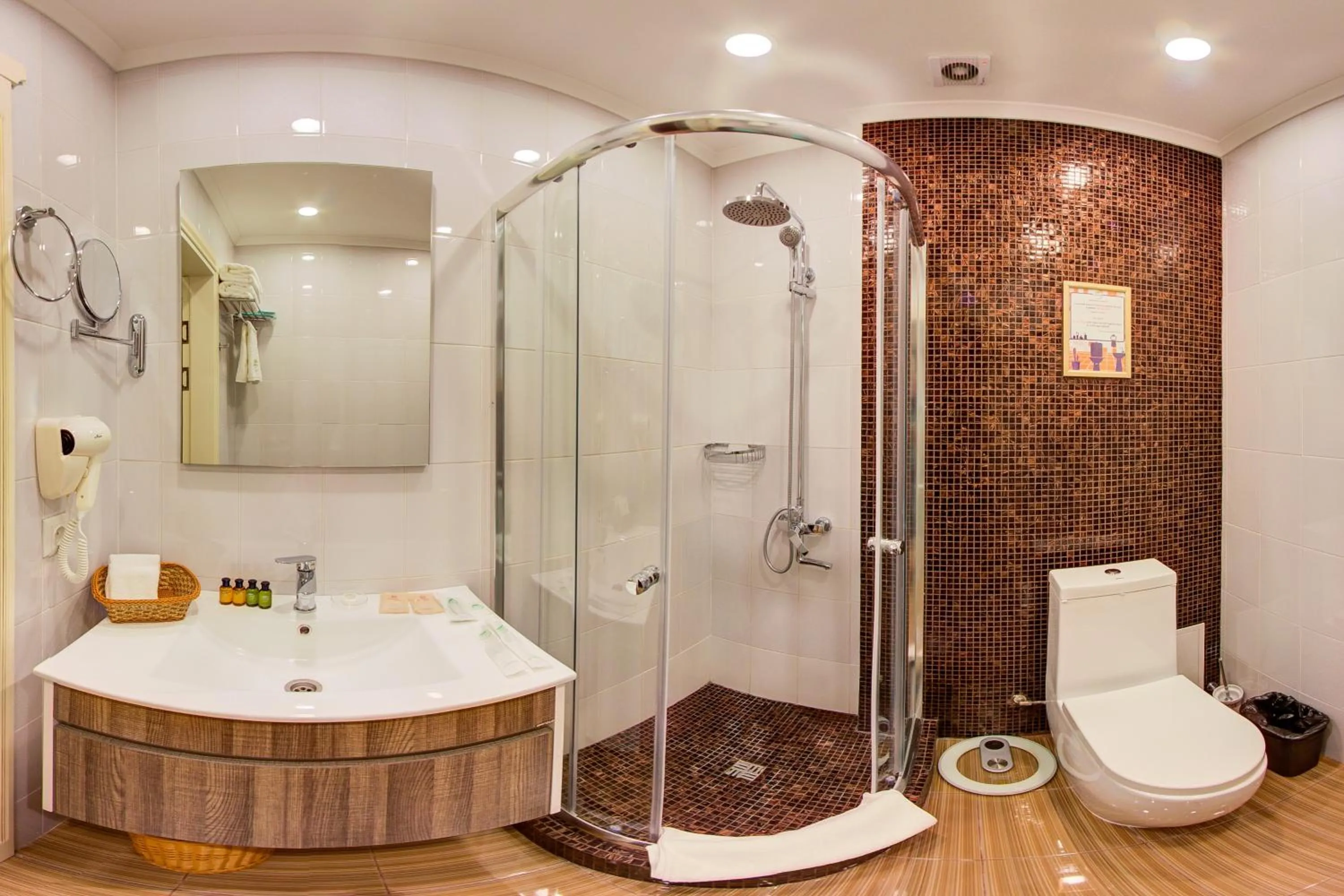 Shower in Garden Hotel