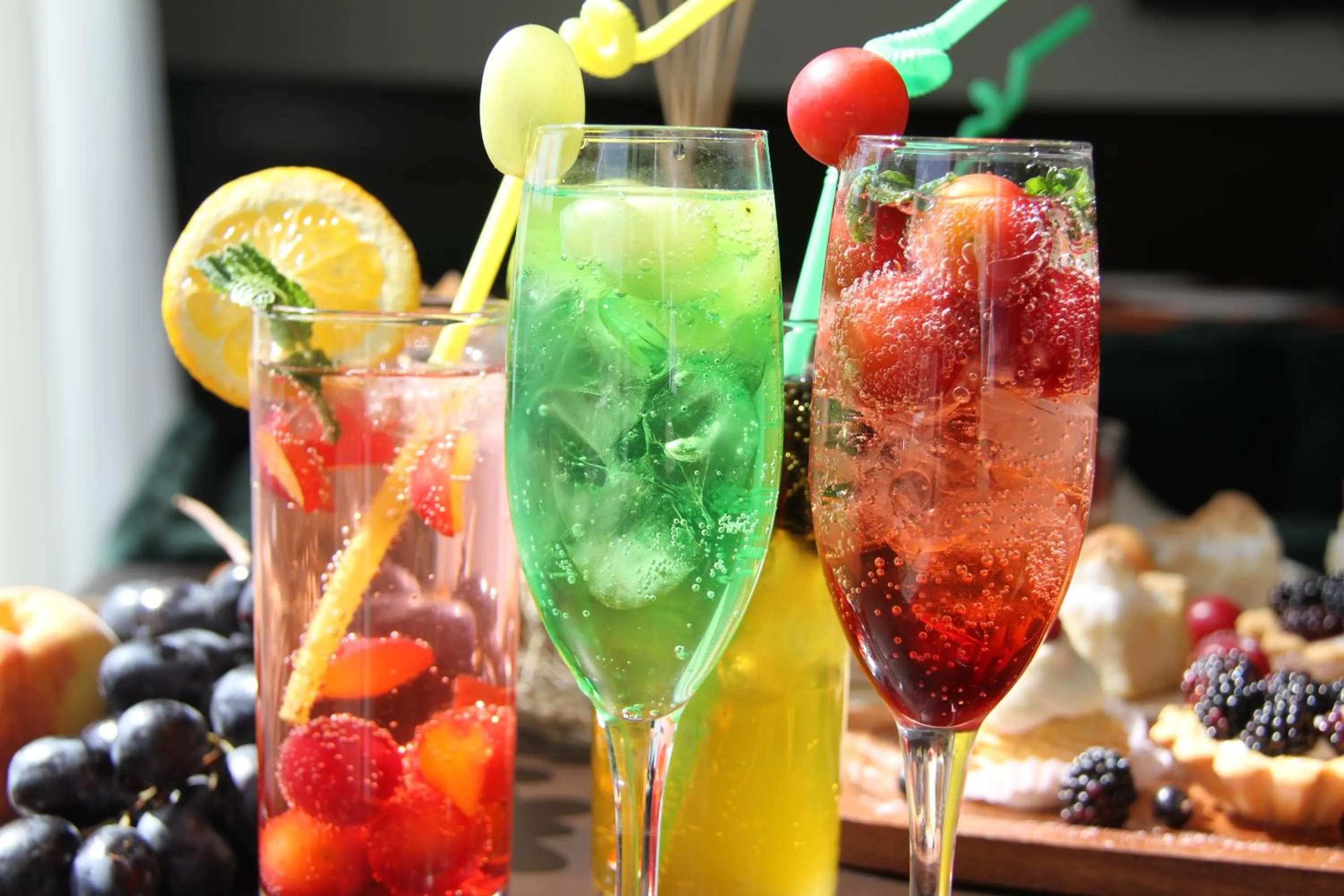 Drinks in Garden Hotel