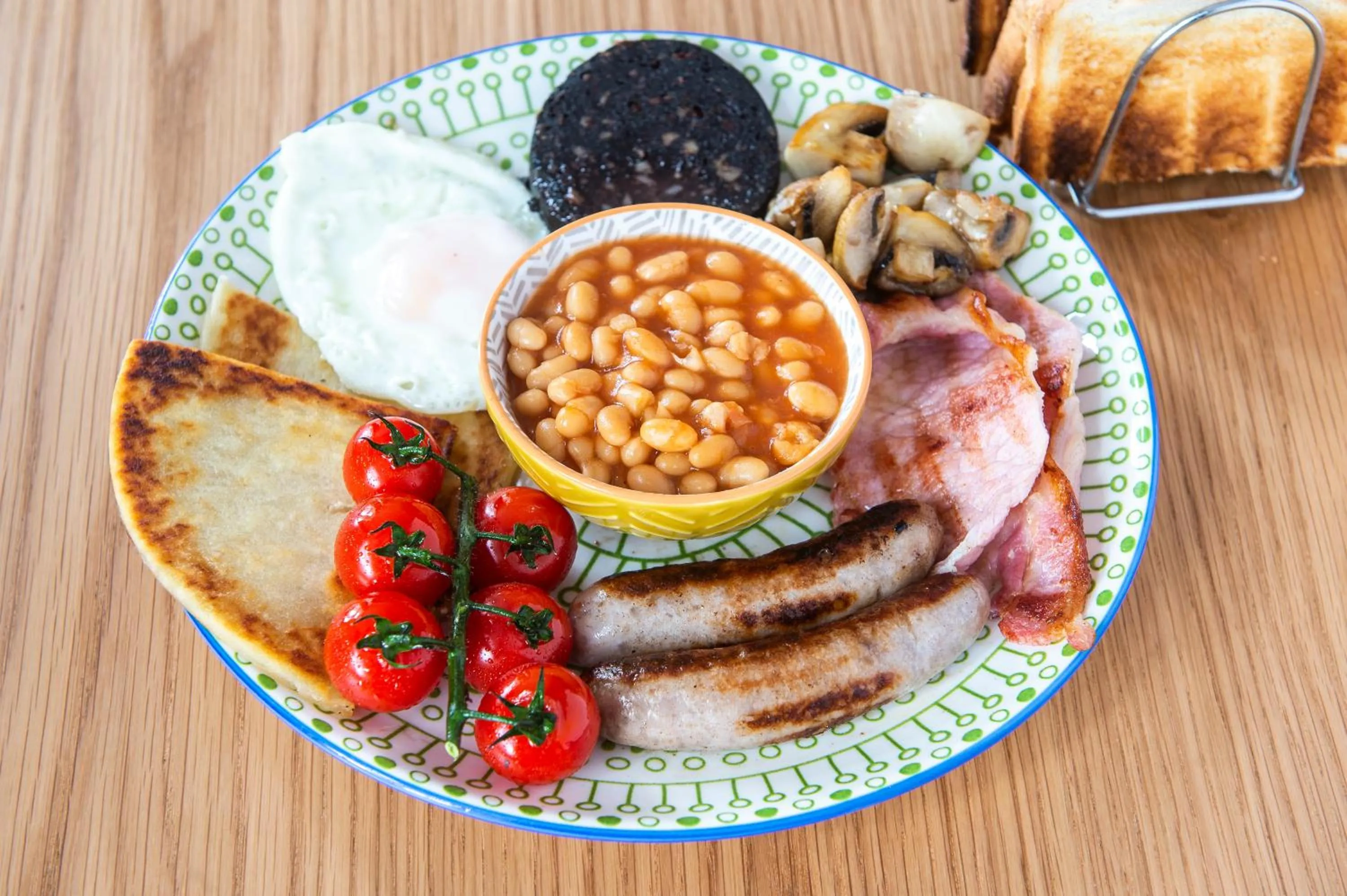 English/Irish breakfast in The Castle Hotel