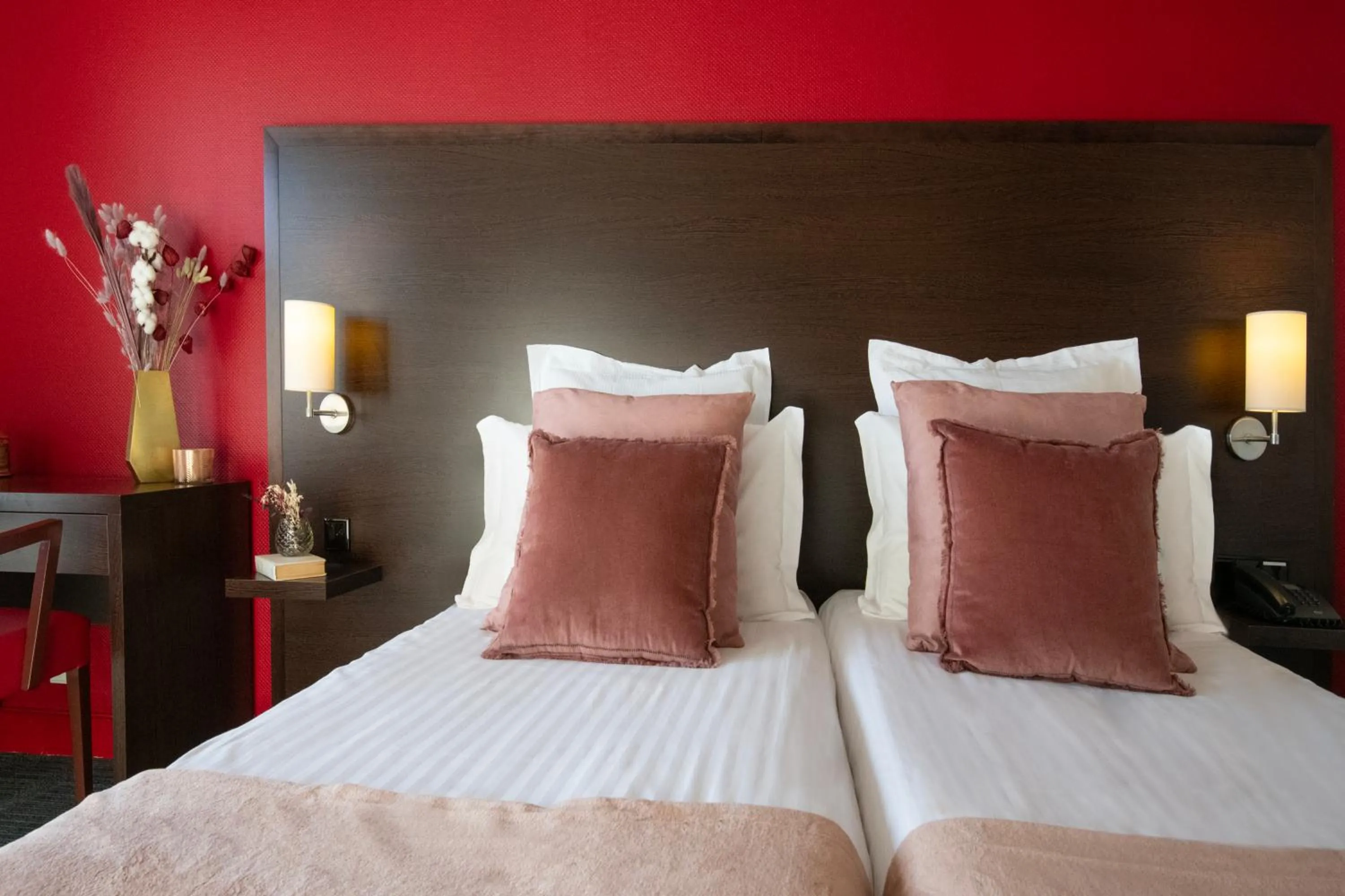 Bedroom in Hôtel Vendôme Menton