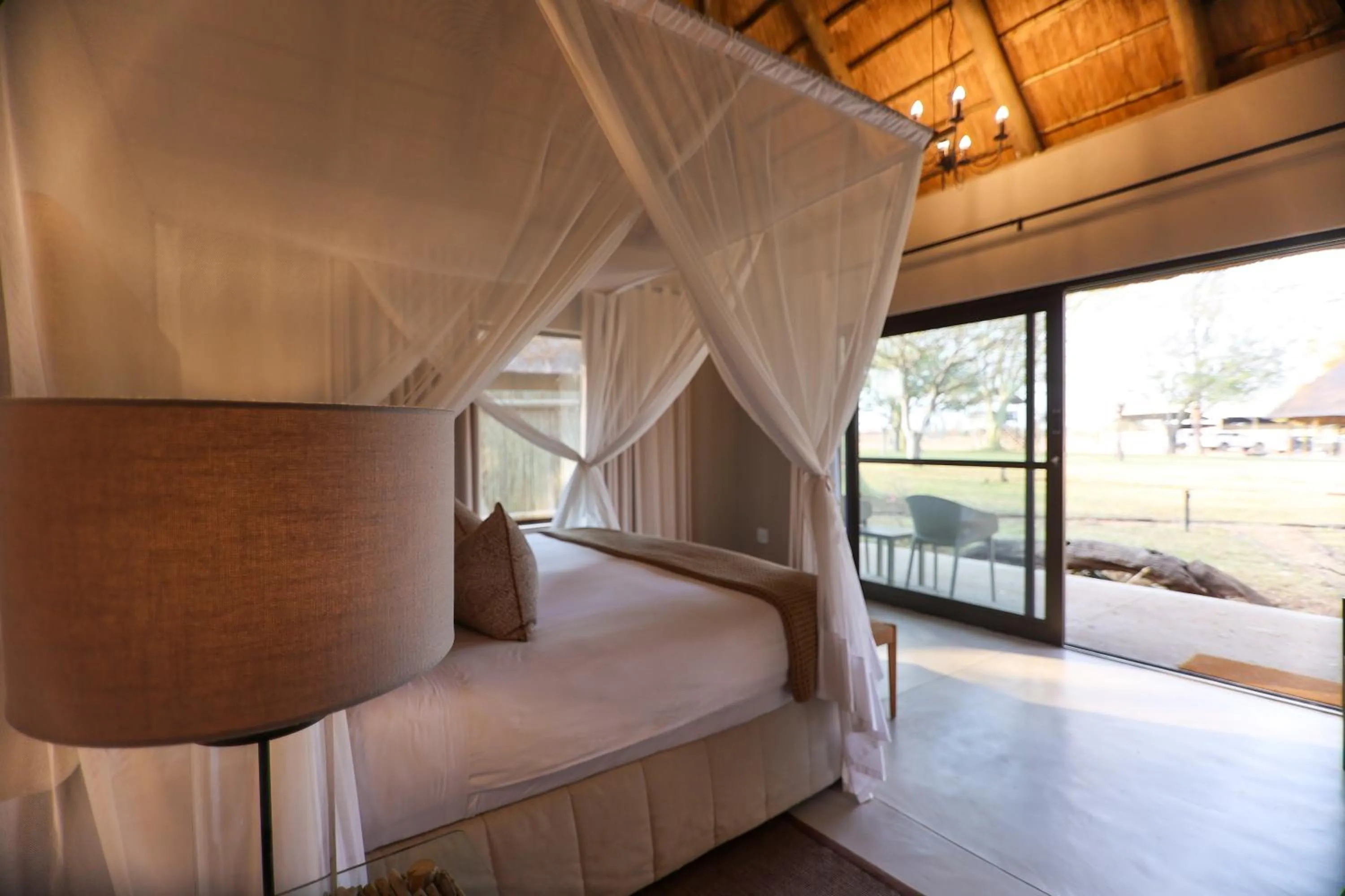 Bed in Xanatseni Private Camp