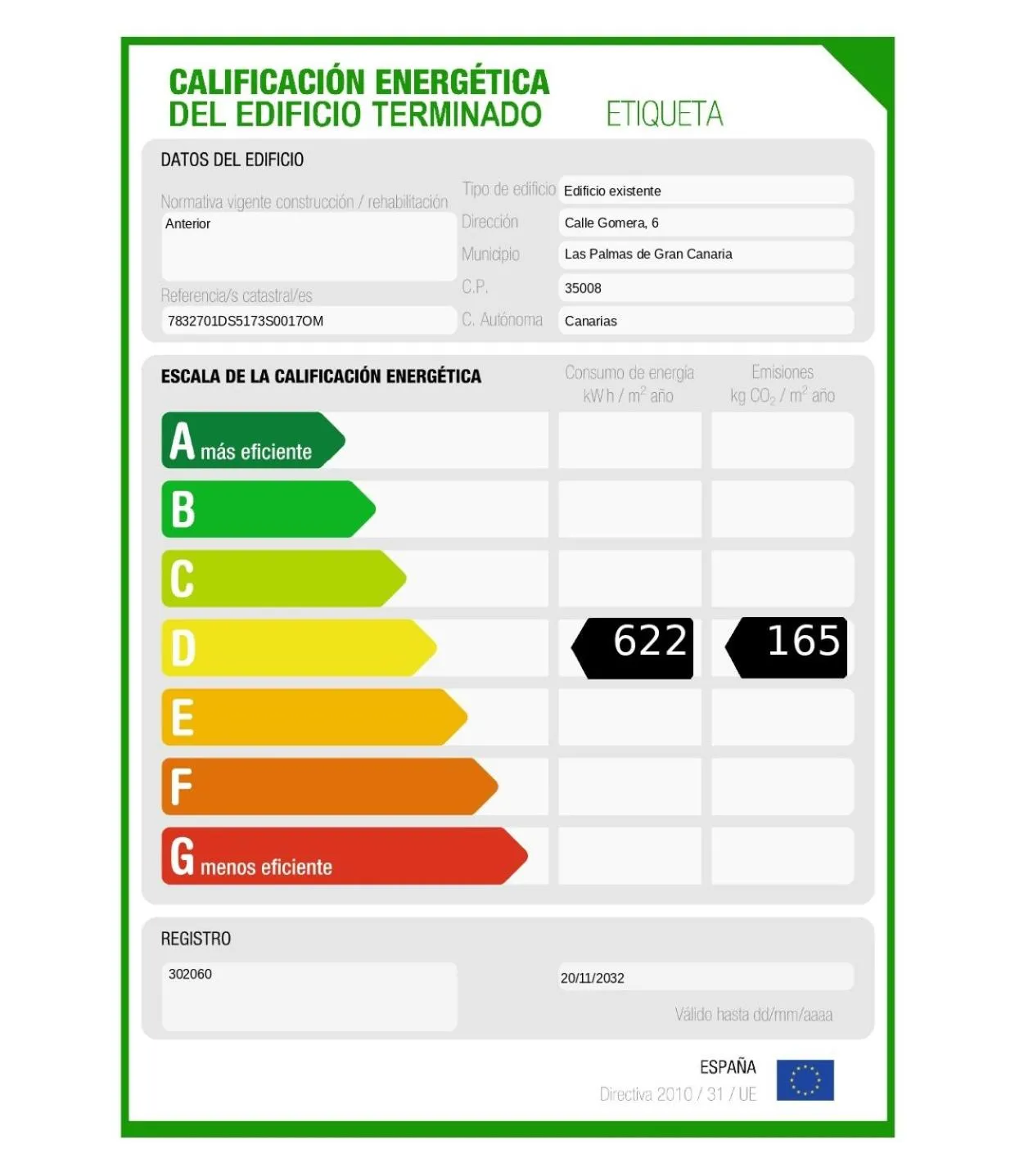 Certificate/Award in Hotel Cristina by Tigotan Las Palmas - Adults Only