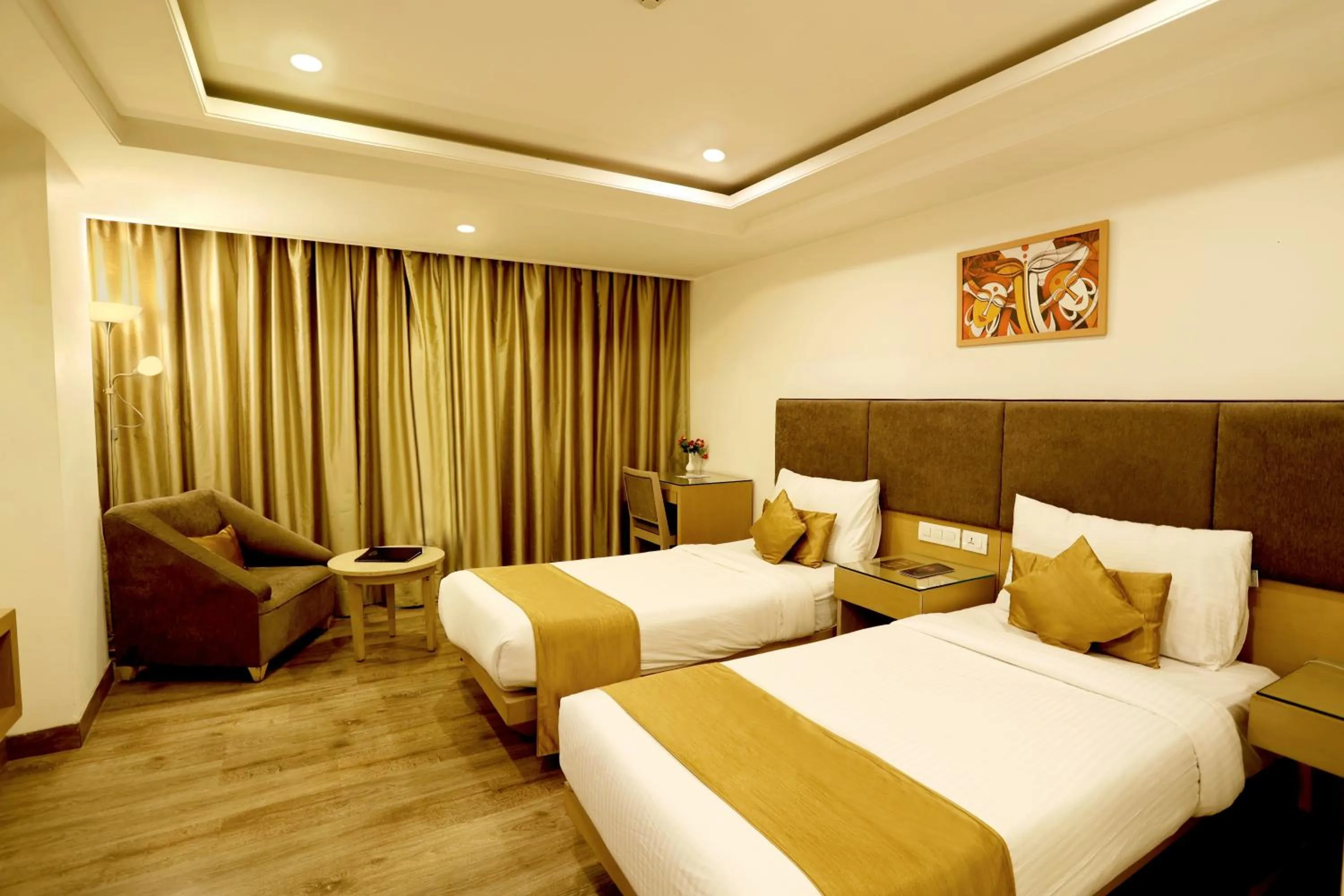 Bedroom, Bed in Royale Lalit Hotel Jaipur