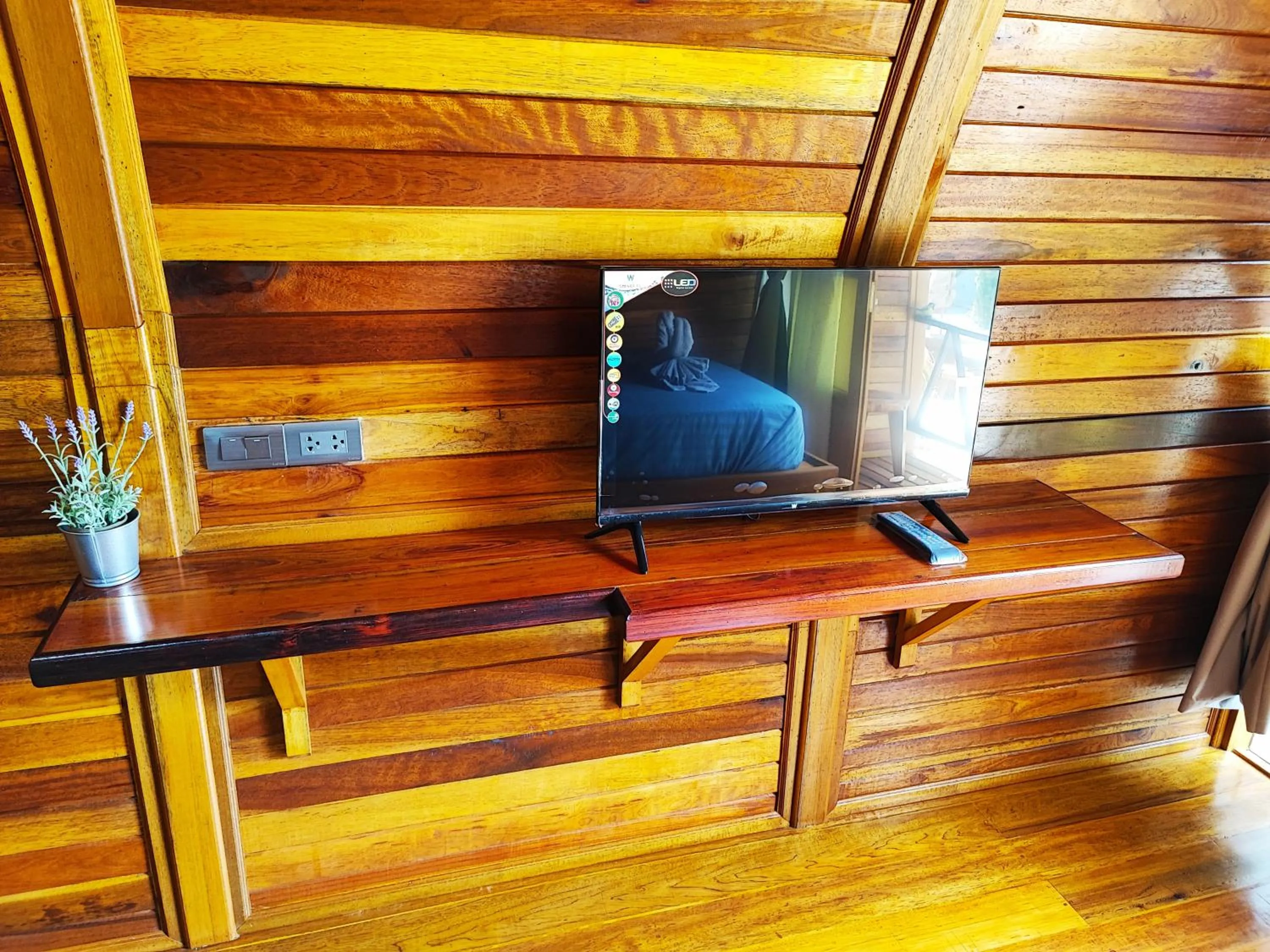 TV and multimedia in Mumsa Beach Resort & Restaurant