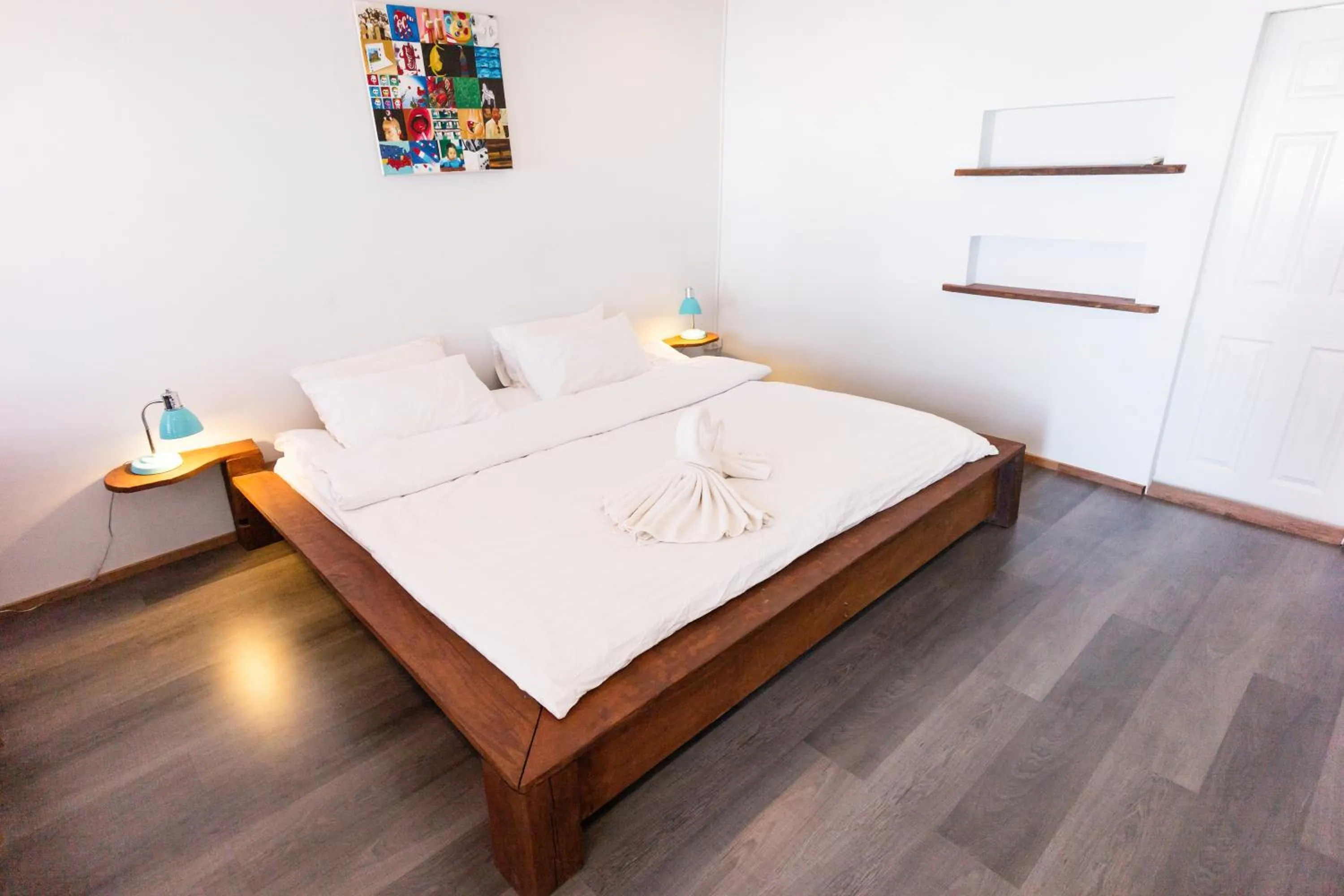 Bed in Mumsa Beach Resort & Restaurant